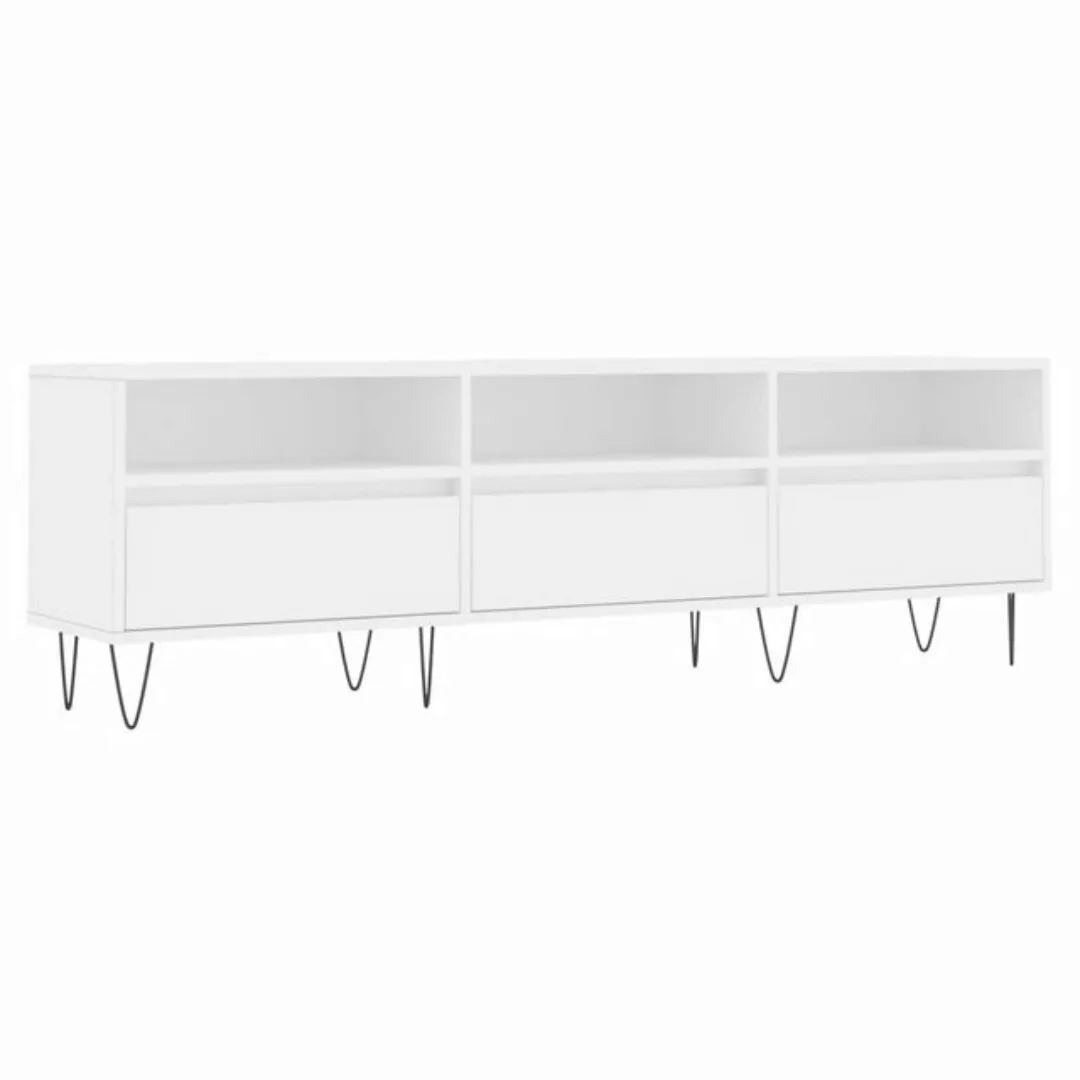 vidaXL TV-Schrank TV-Schrank Weiß 150x30x44,5 cm Holzwerkstoff günstig online kaufen