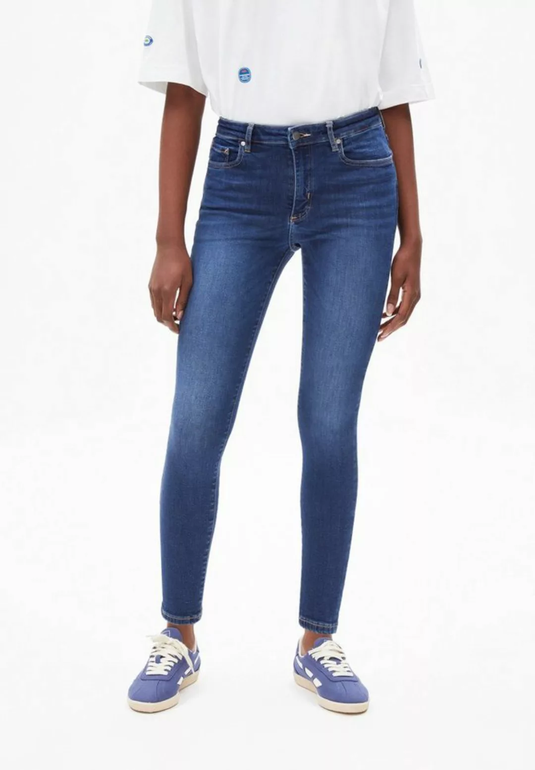 Armedangels Slim-fit-Jeans TILLAA Damen Keine Details günstig online kaufen