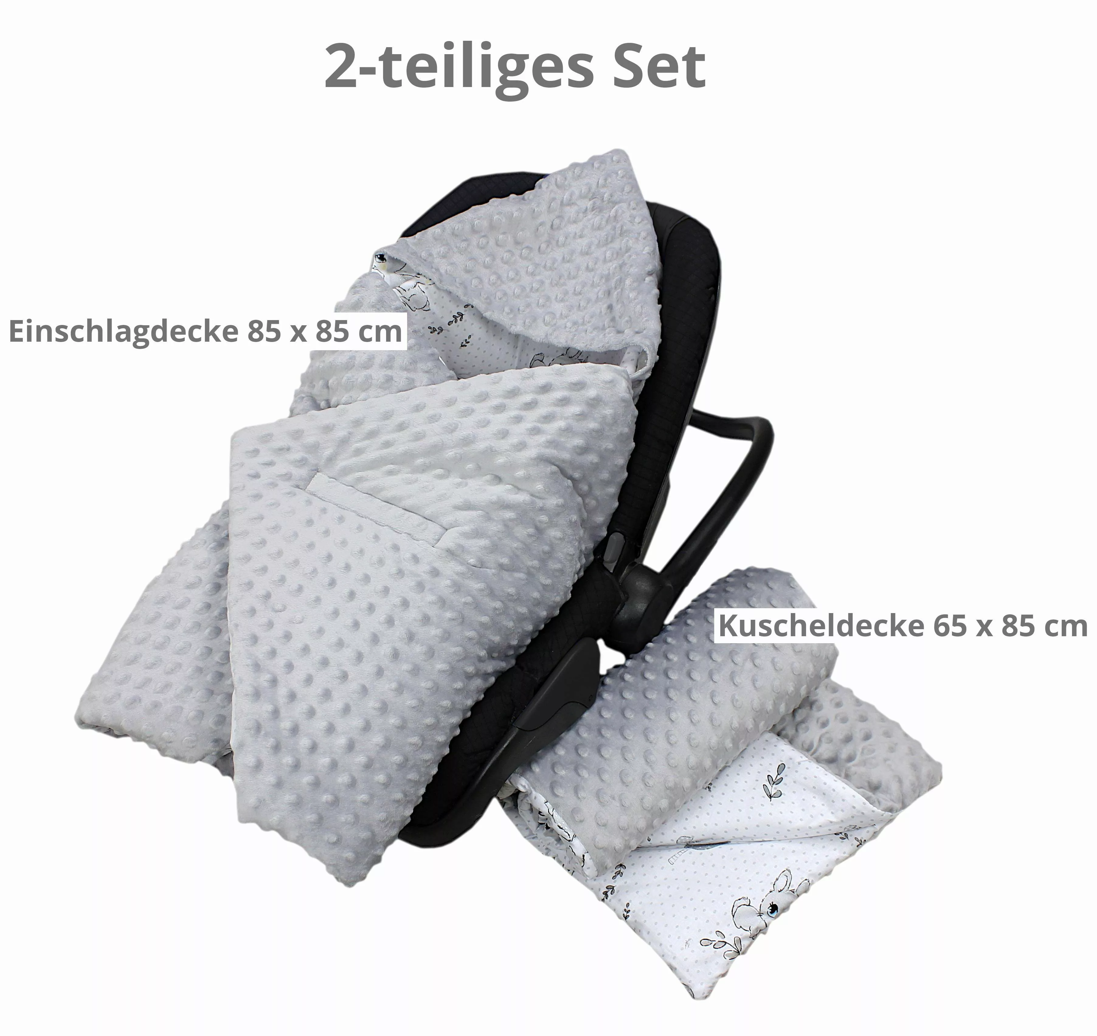 Einschlagdecke 2er SET Baby Einschlagdecke 85x85 günstig online kaufen