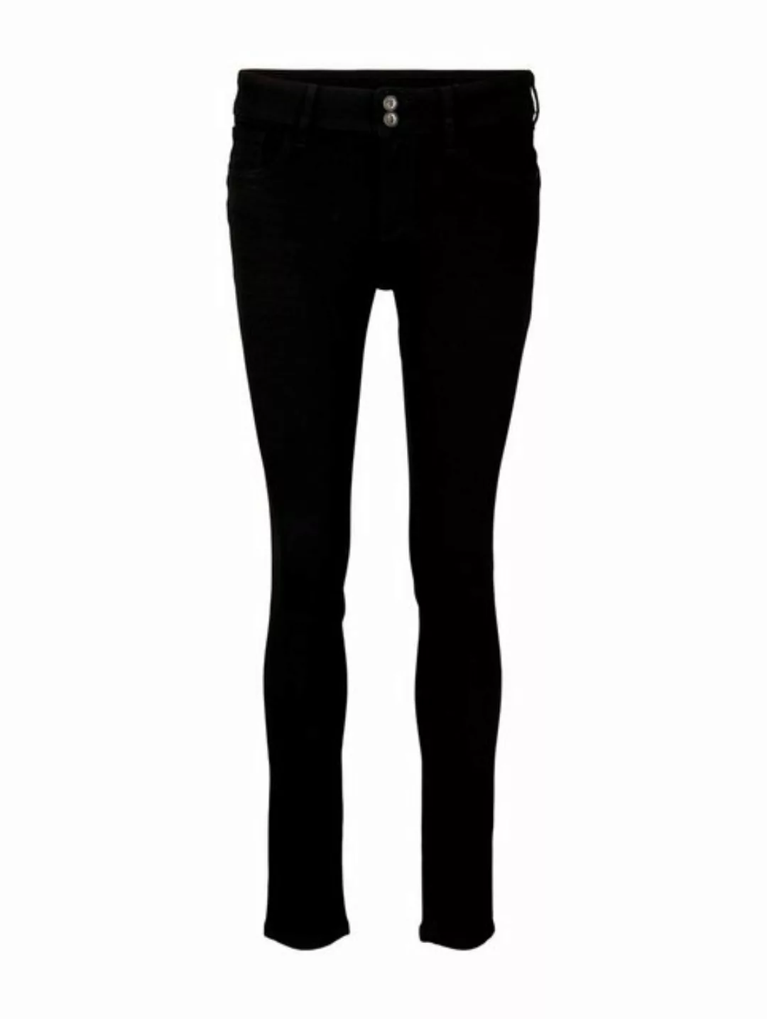 Tom Tailor Damen Jeans ALEXA - Skinny Fit - Schwarz - Black Black Denim günstig online kaufen