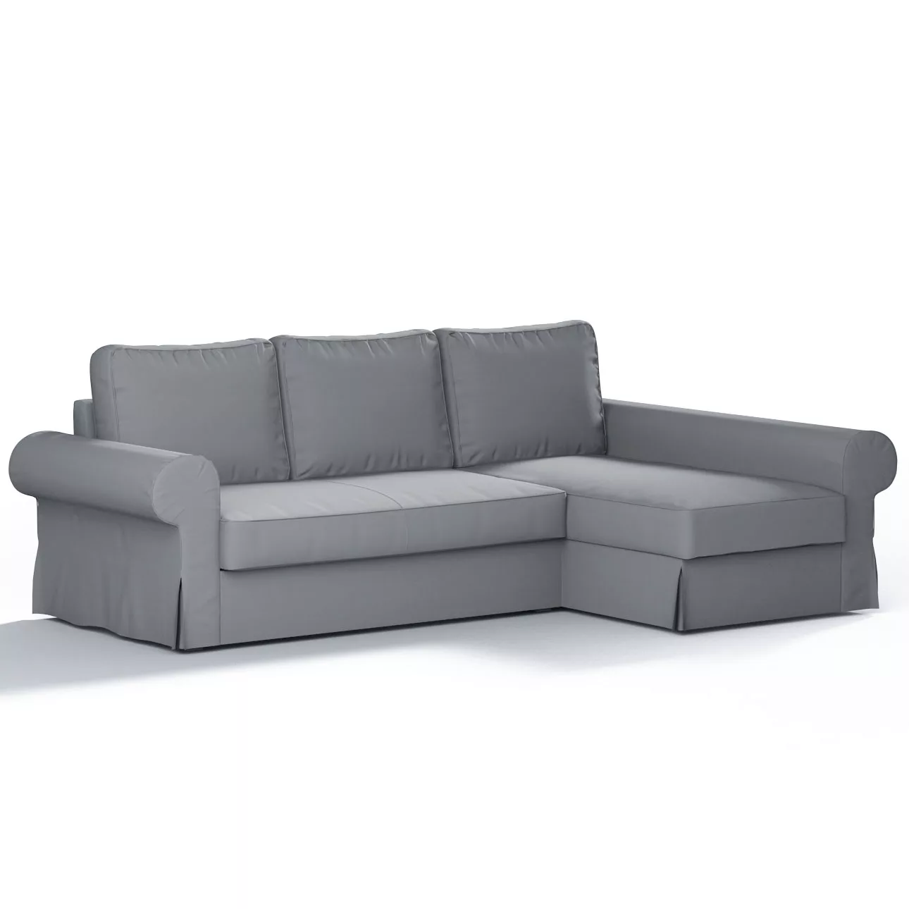 Bezug für Backabro Bettsofa / Recamiere, grau, Bezug für Bettsofa Backabro günstig online kaufen