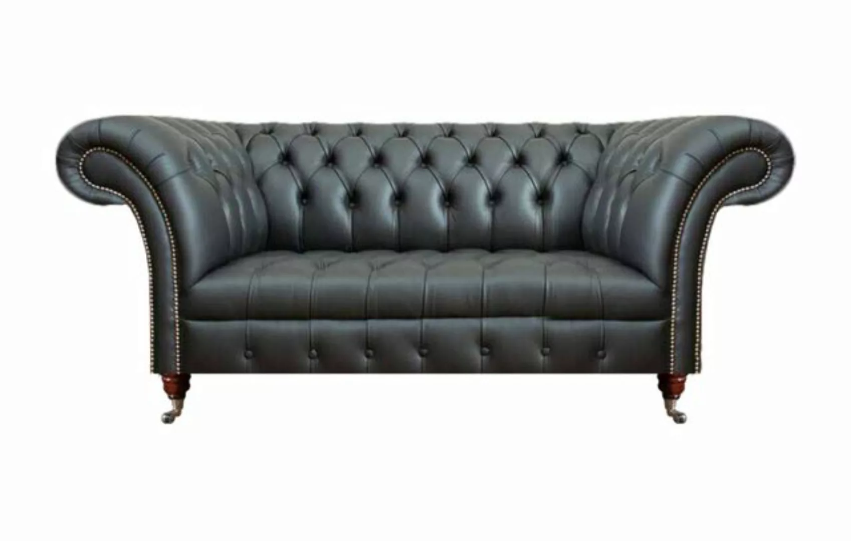 JVmoebel Chesterfield-Sofa Leder Sofa Zweisitzer Couch Polstermöbel Polster günstig online kaufen