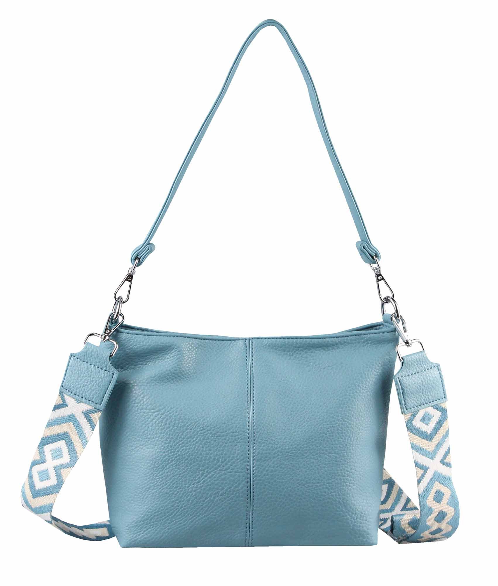 ITALYSHOP24 Schultertasche DAMEN TASCHE SHOPPER Hobo günstig online kaufen