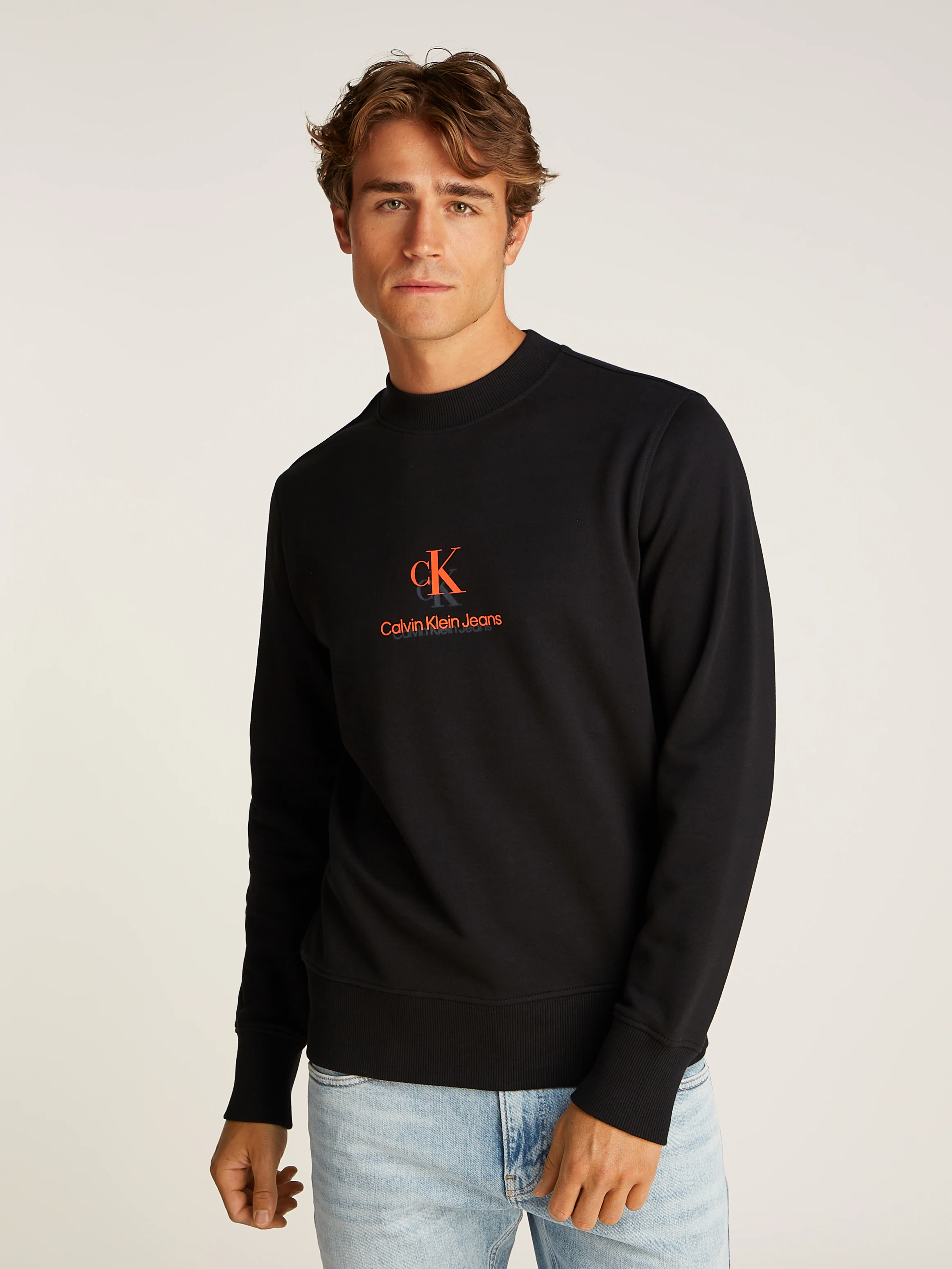 Calvin Klein Jeans Sweatshirt "SHADOW LOGO CREW NECK", mit Logodruck günstig online kaufen