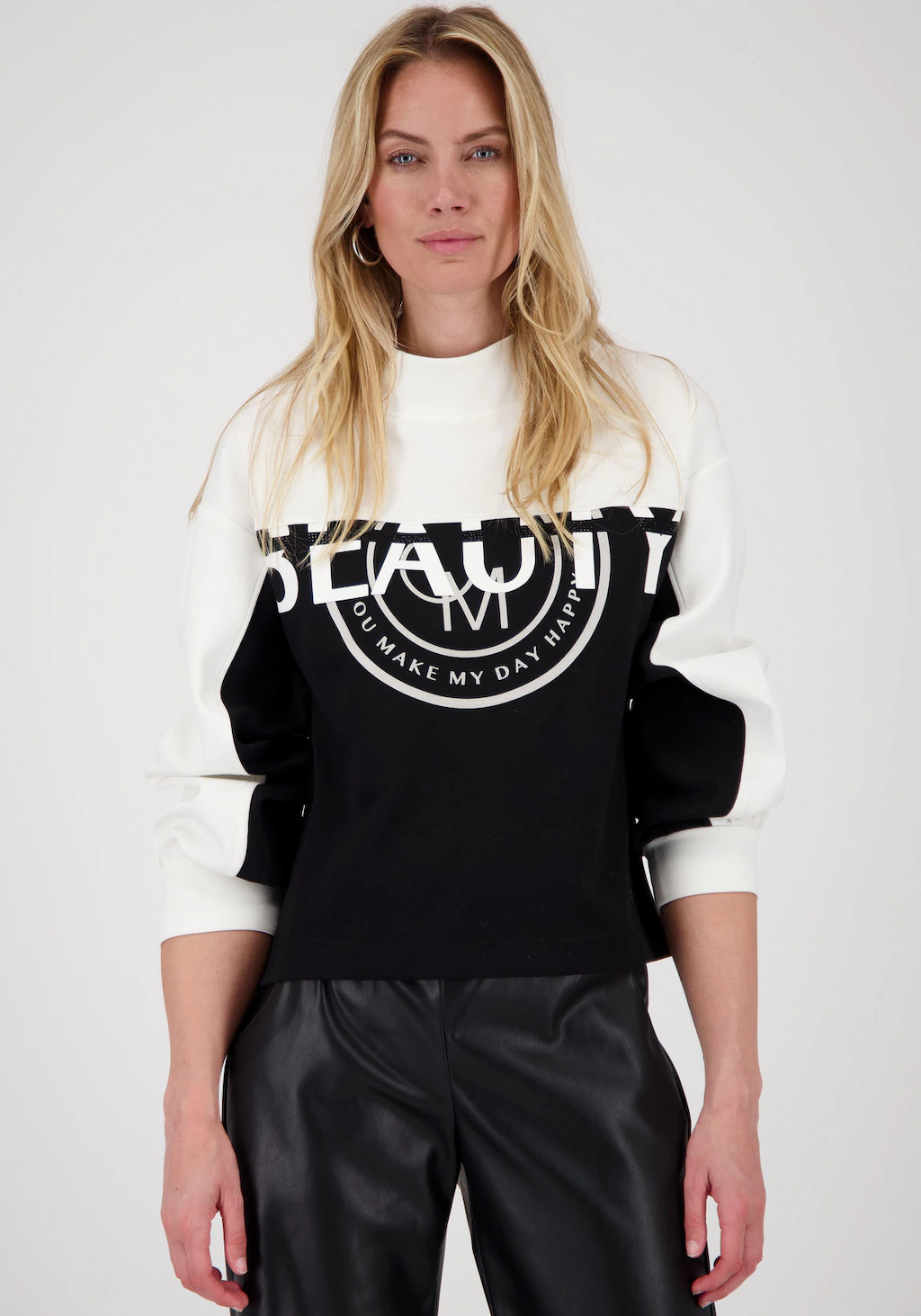 Monari Sweatshirt "Sweatshirt Colorblock", Regular fit mit Rundhalsausschni günstig online kaufen