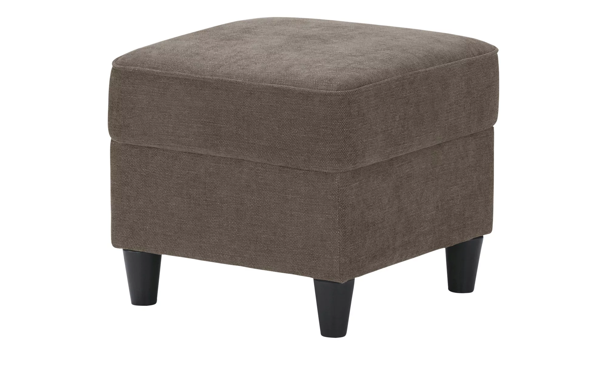 Hocker  Kivana ¦ braun ¦ Maße (cm): B: 52 H: 45 T: 52.0 Polstermöbel > Hock günstig online kaufen