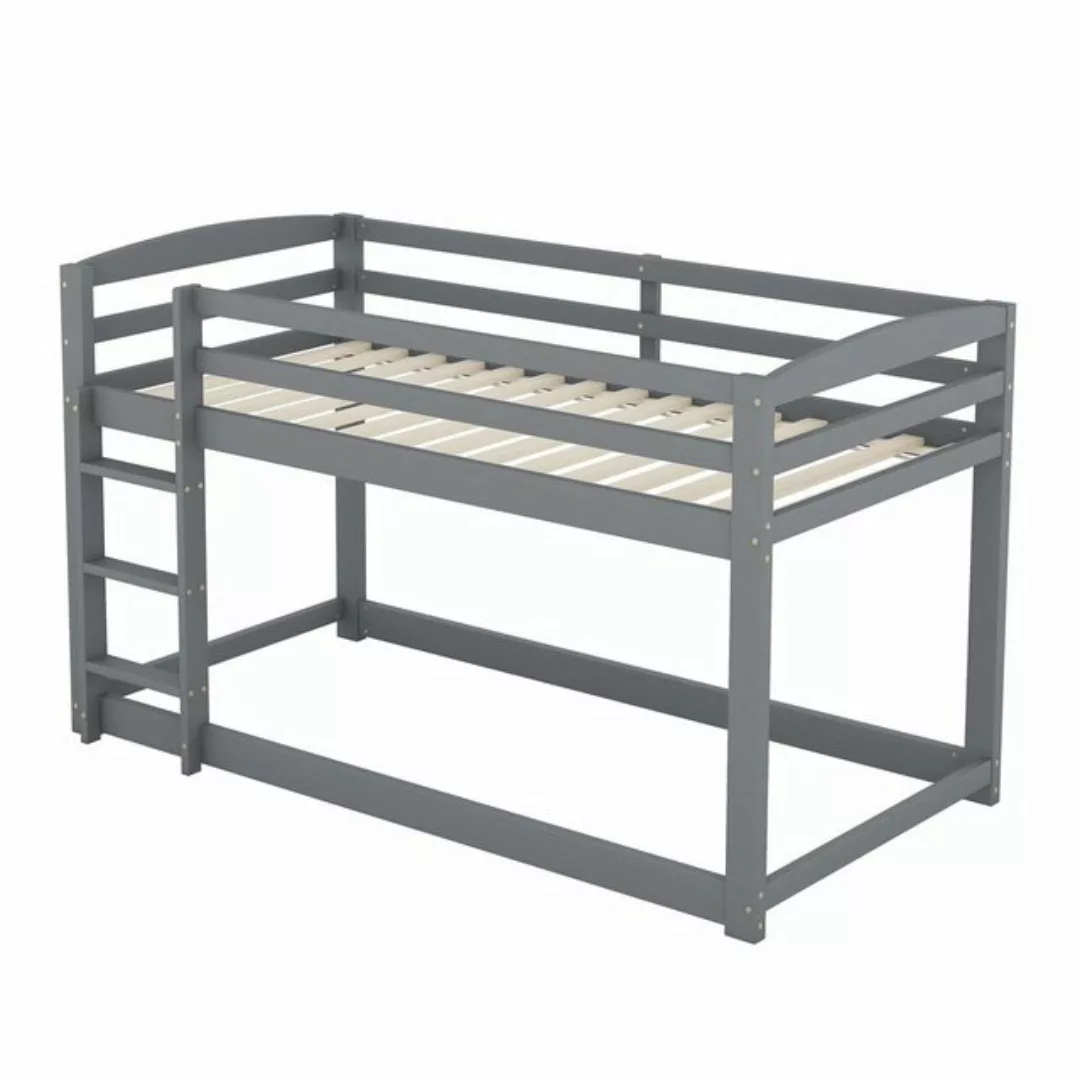 Odikalo Etagenbett Kinderbett Jugendbett Holzbett mit/ohne Rutsche 90x200 W günstig online kaufen