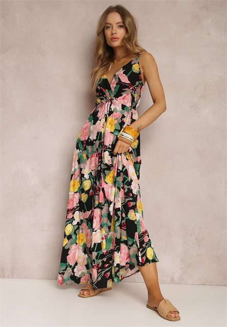RUZU UG Dirndl Frühlings- und Sommermode bedrucktes sexy Kleid mit Hosenträ günstig online kaufen