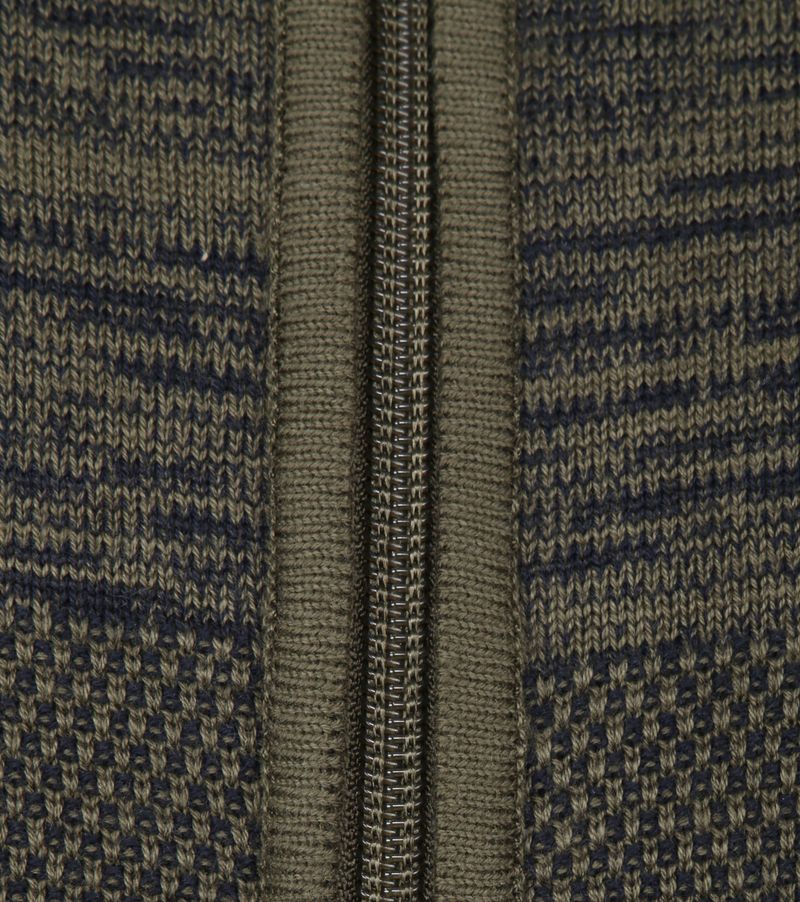 Blue Industry Dunkelgrün Zipper Cardigan - Größe S günstig online kaufen