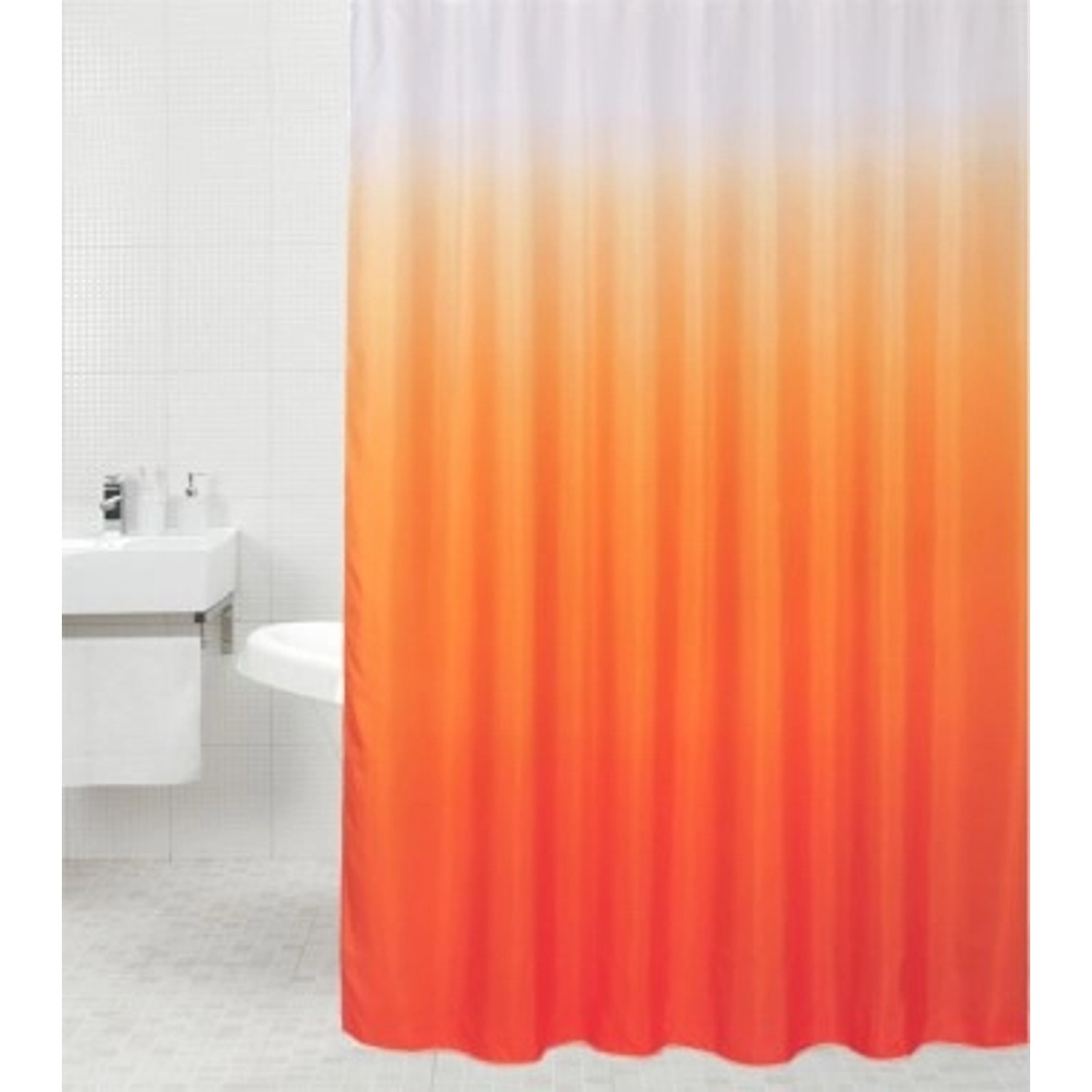 SANILO Duschvorhang Magic Orange 180 x 200 cm günstig online kaufen