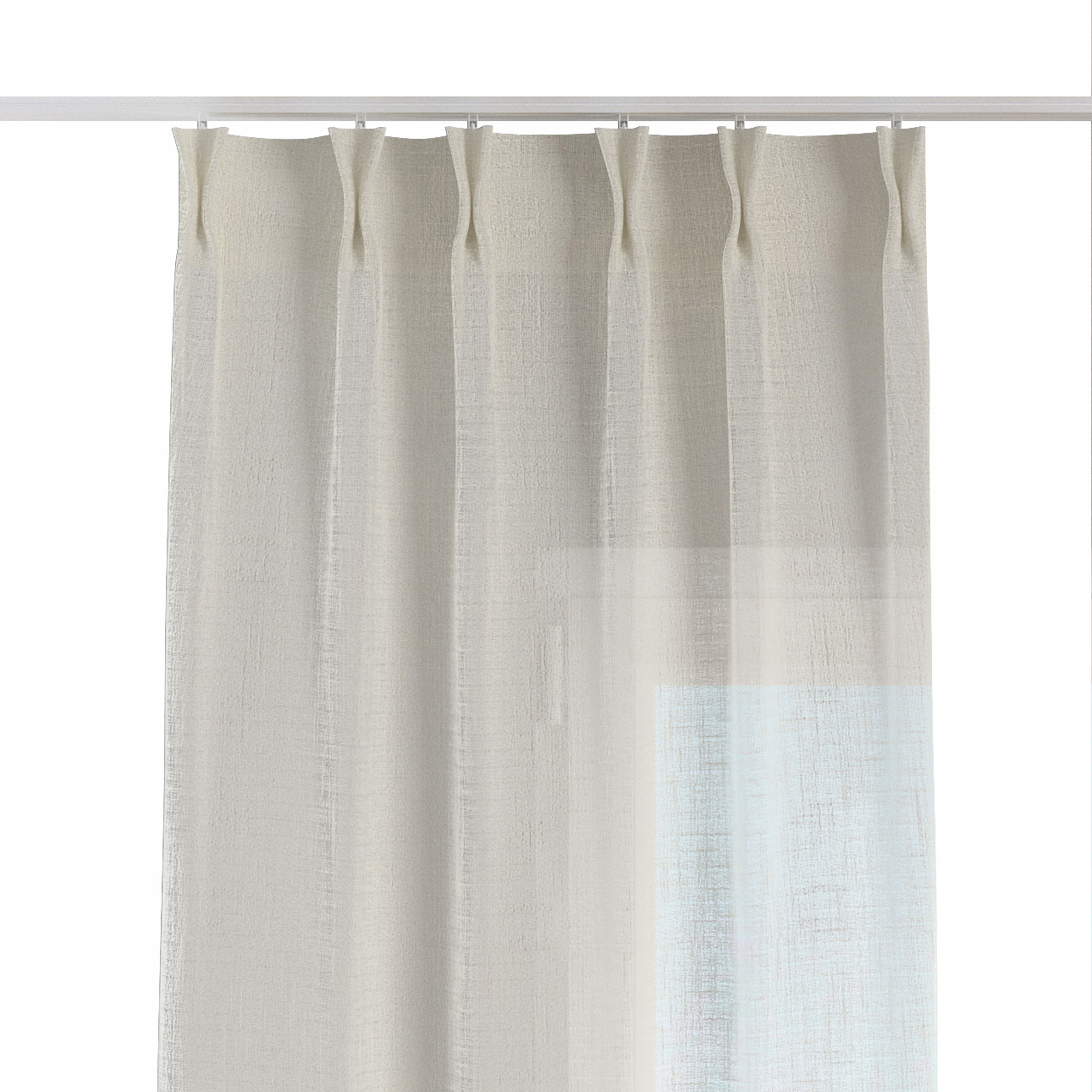 Vorhang mit flämischen 2-er Falten, ecru, Alara Premium (145-02) günstig online kaufen