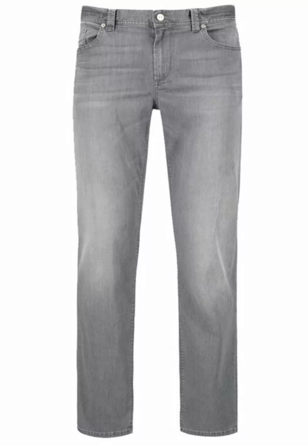 Alberto 5-Pocket-Jeans Alberto Jeans Pipe sommerliche Qualität - light grey günstig online kaufen