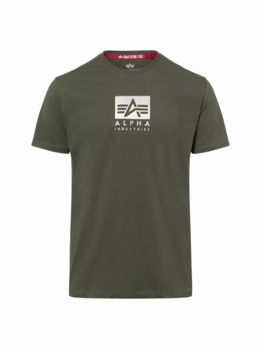 Alpha Industries T-Shirt "Alpha Industries Men - T-Shirts Satin Logo T" günstig online kaufen