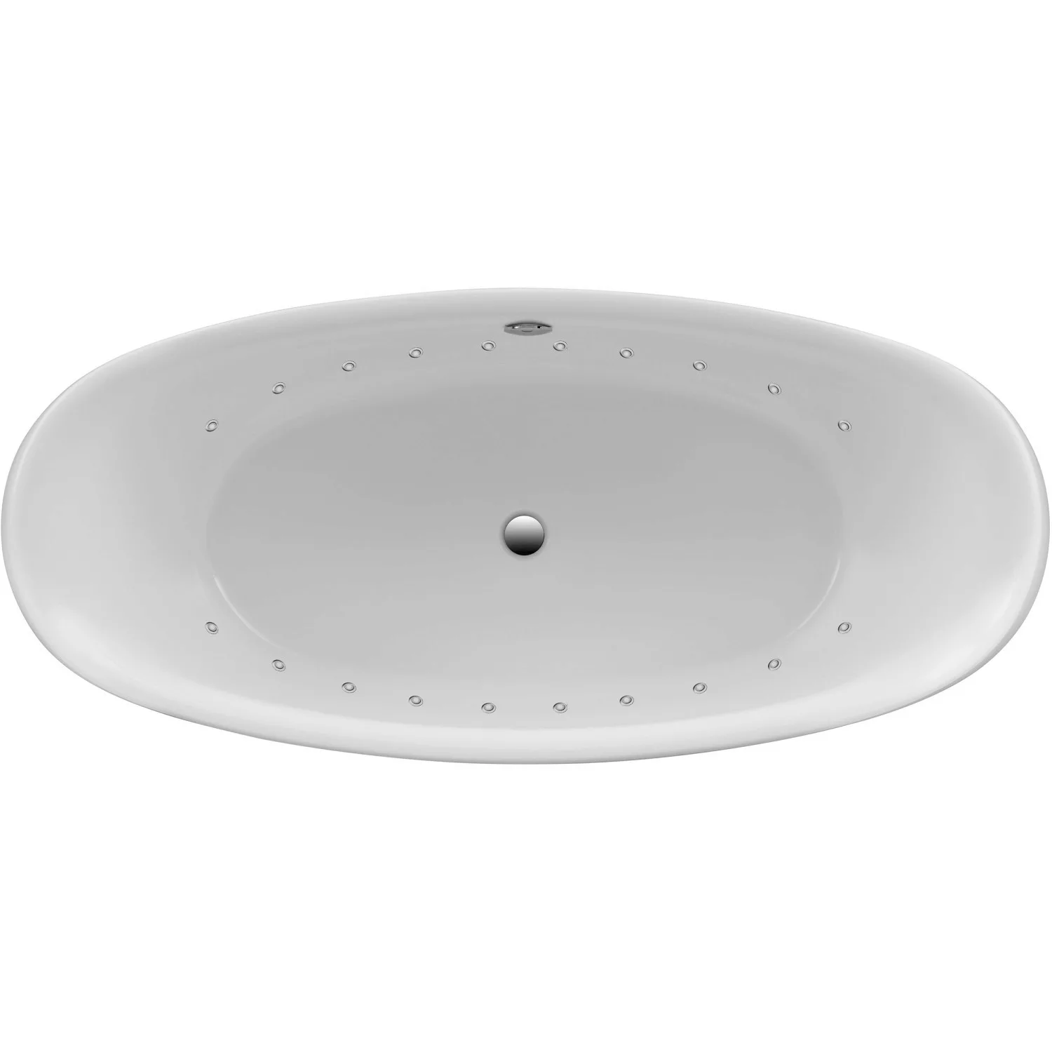 Ottofond Whirlpool Ventura Komfort-Lightsystem 180,5 cm x 83,5 cm Weiß günstig online kaufen