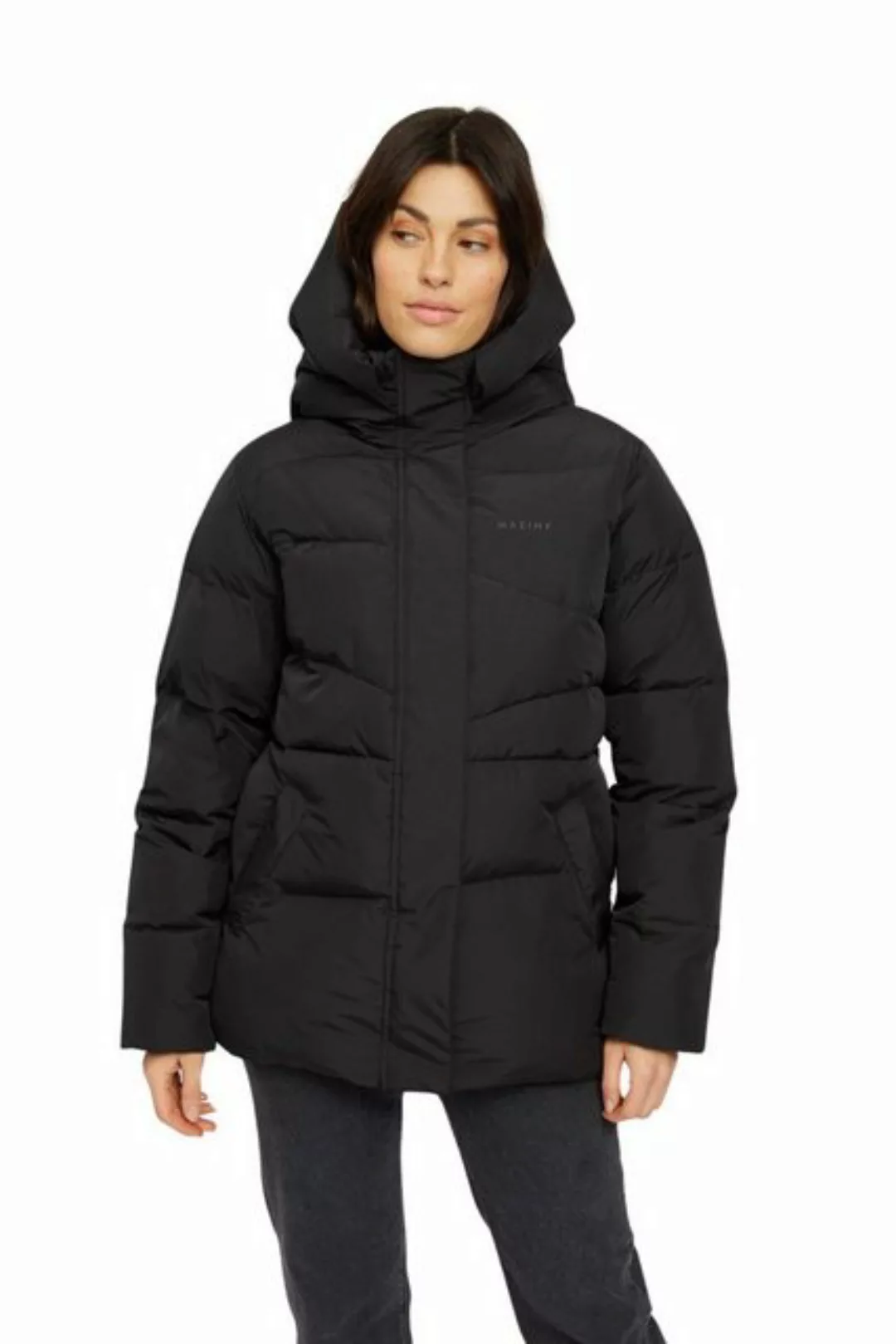 MAZINE Winterjacke WANDA COAT Schwarz Vegane Damen Winterjacke günstig online kaufen