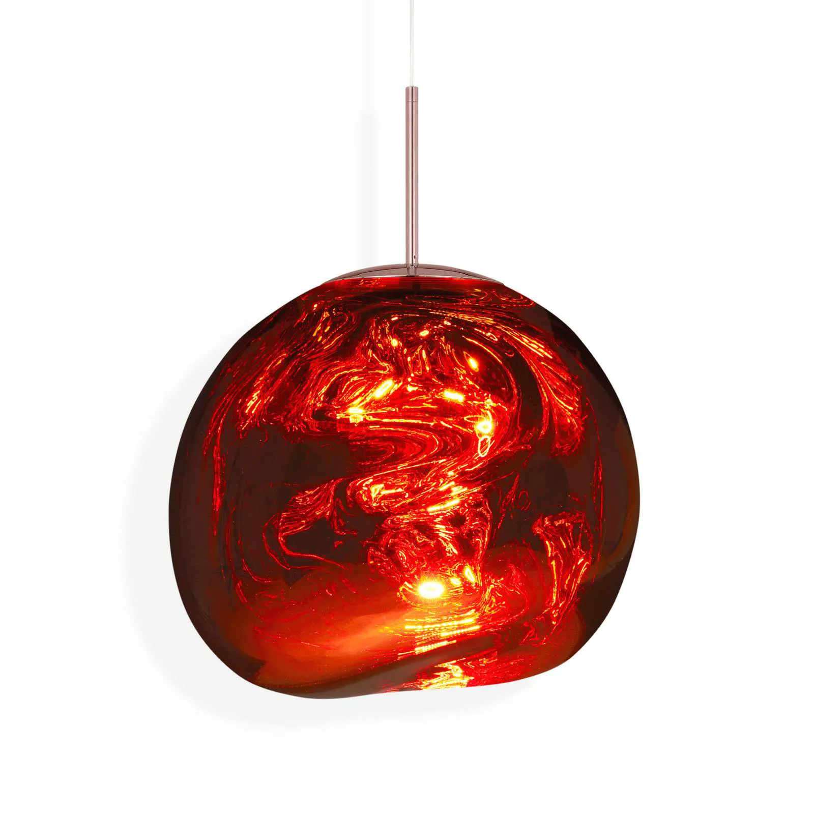 Tom Dixon LED-Hängelampe Melt, Ø 50 cm, kupfer, Kunststoff günstig online kaufen