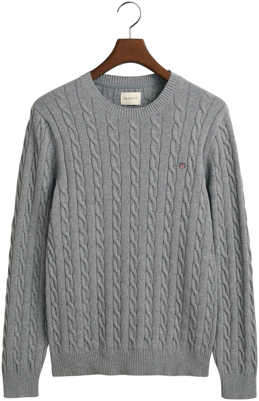 Rundhals-Pullover GANT blau günstig online kaufen