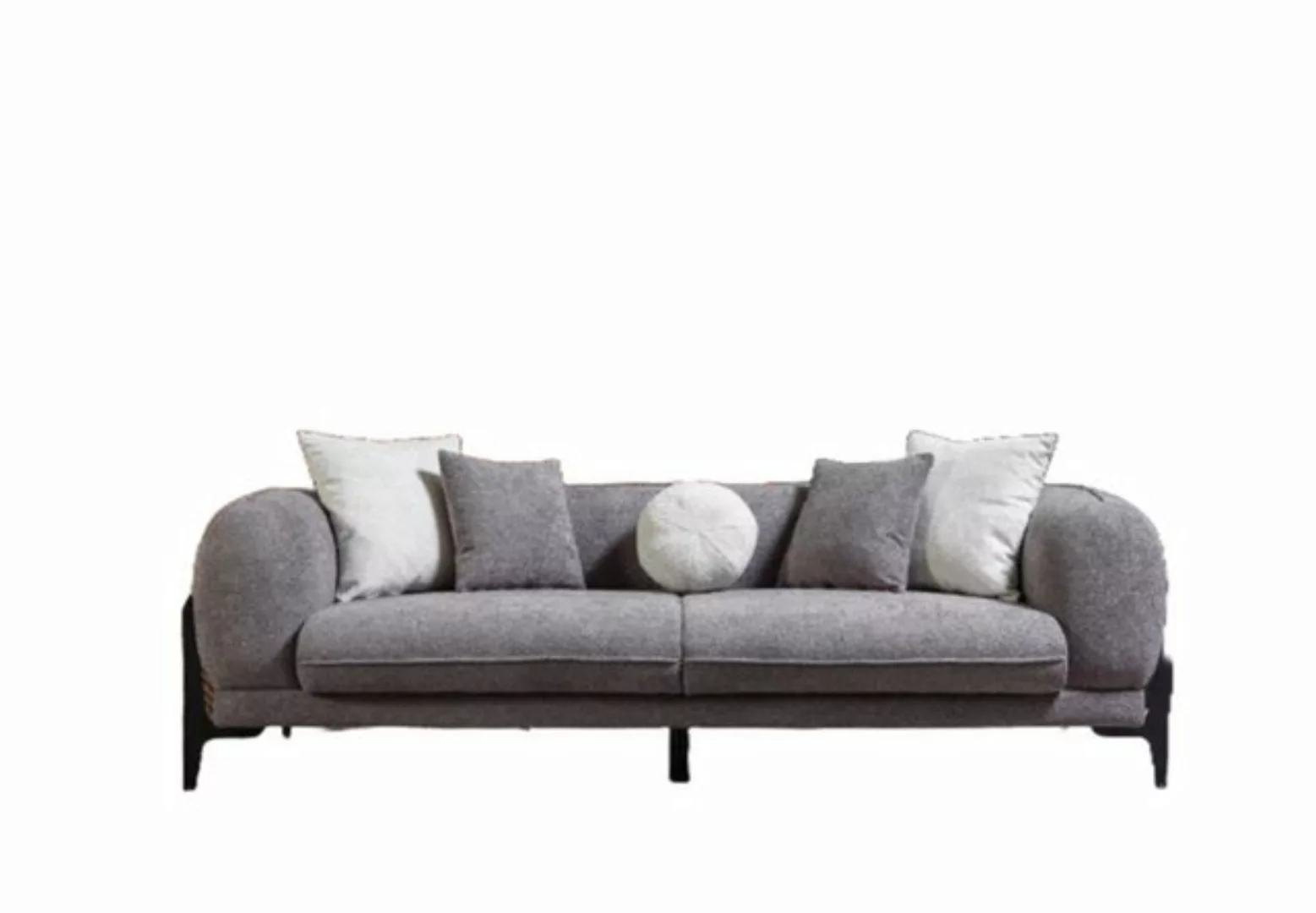 Xlmoebel 3-Sitzer Luxuriöses Dreisitzer Sofa aus Stoff mit modernen Edelsta günstig online kaufen