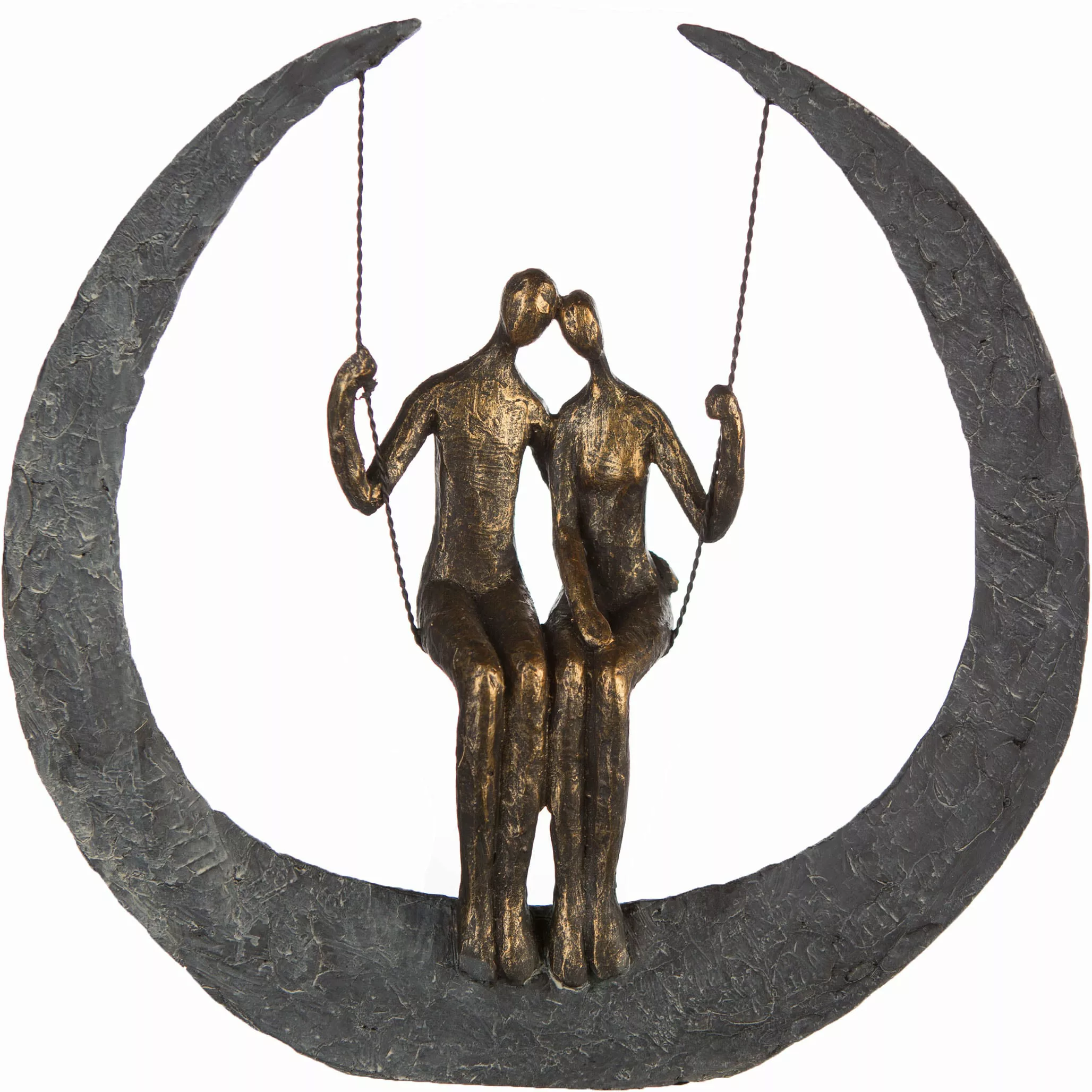 Casablanca by GILDE Skulptur Swing bronze/silber günstig online kaufen