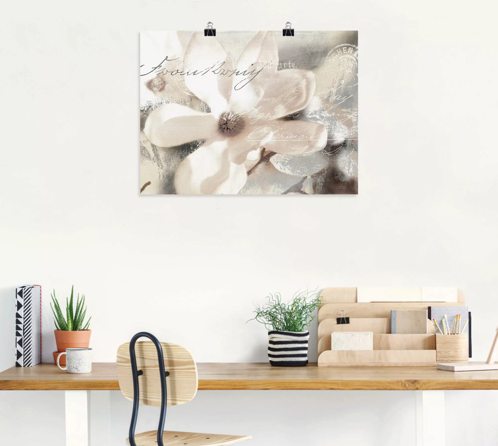 Artland Wandbild "Magnolie Detail", Blumenbilder, (1 St.) günstig online kaufen