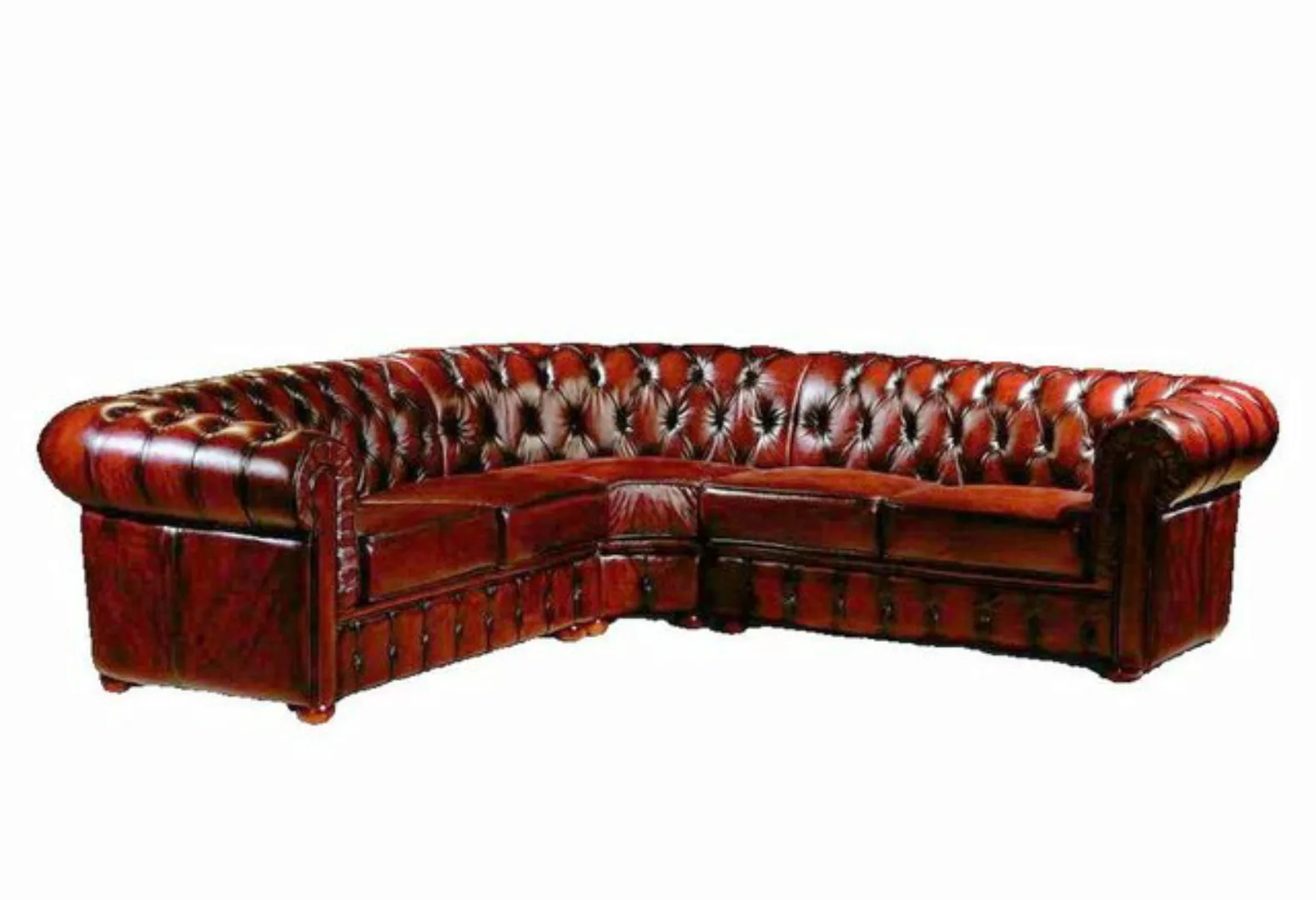 Salottini Ecksofa Chesterfield Ecksofa Aberdeen Leder Wohnlandschaft, Feder günstig online kaufen