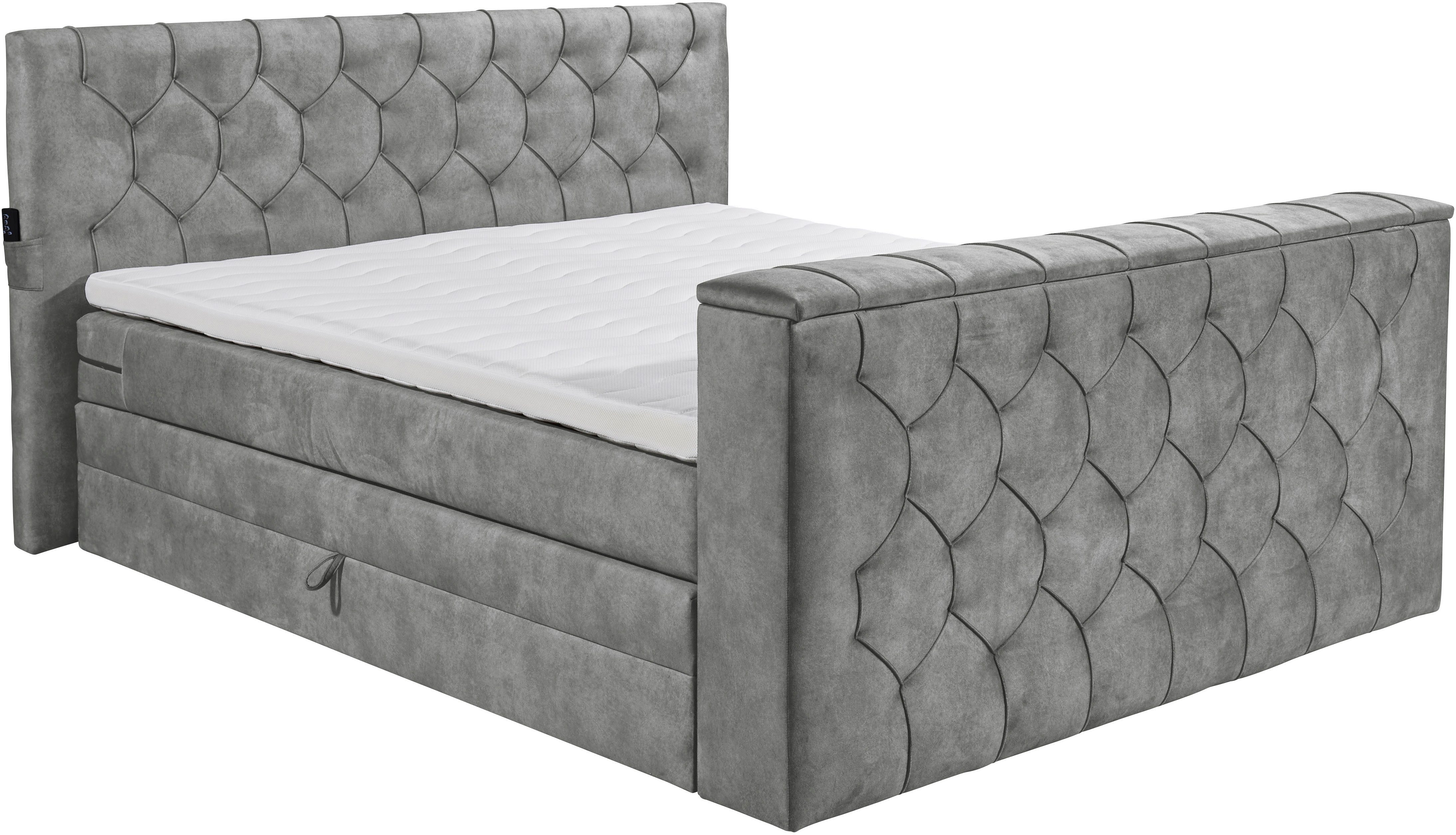 ED EXCITING DESIGN Boxspringbett Springdale, mit günstig online kaufen
