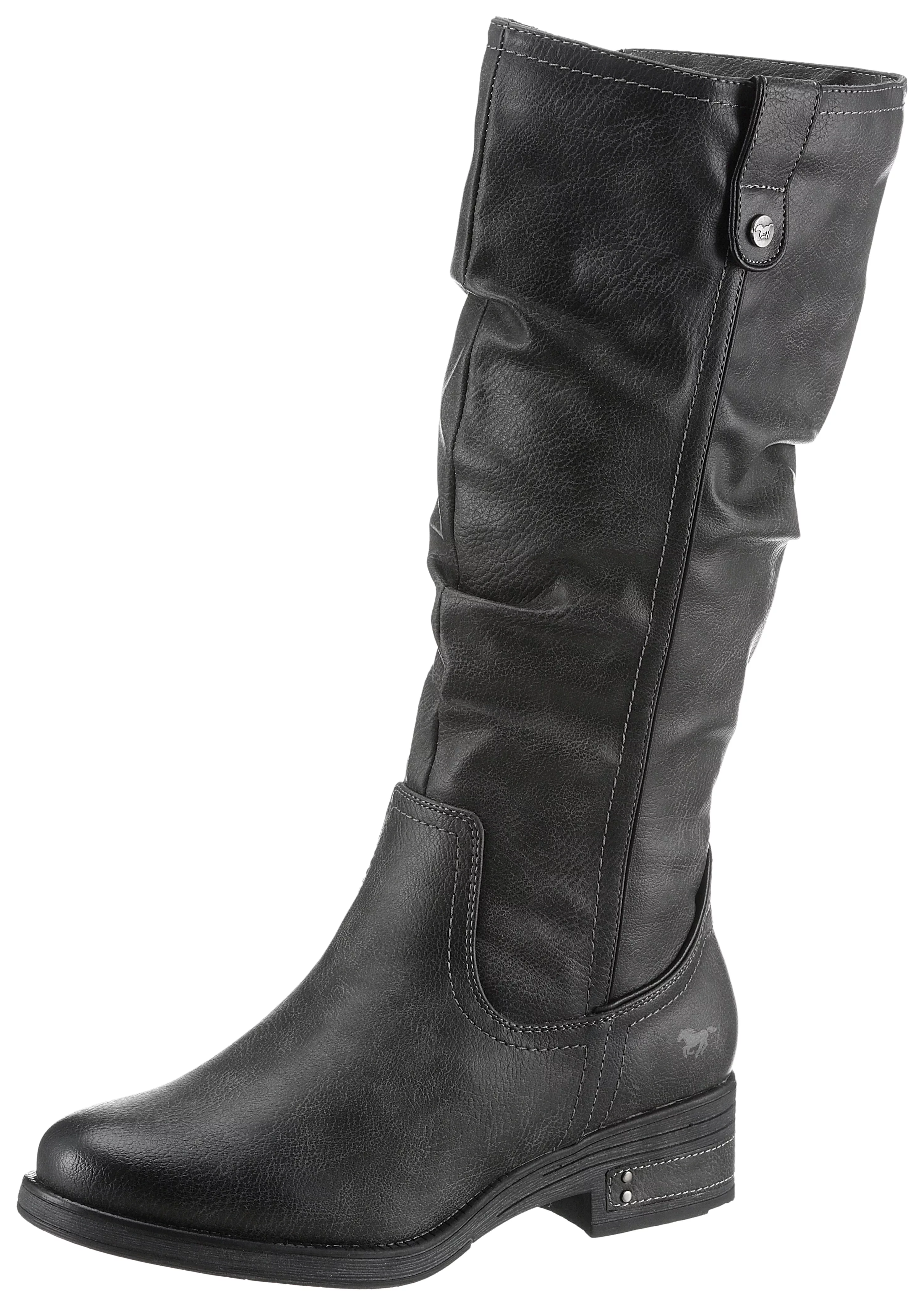 Mustang Shoes Winterstiefel, mit Raffungen am slouchy Schaft günstig online kaufen