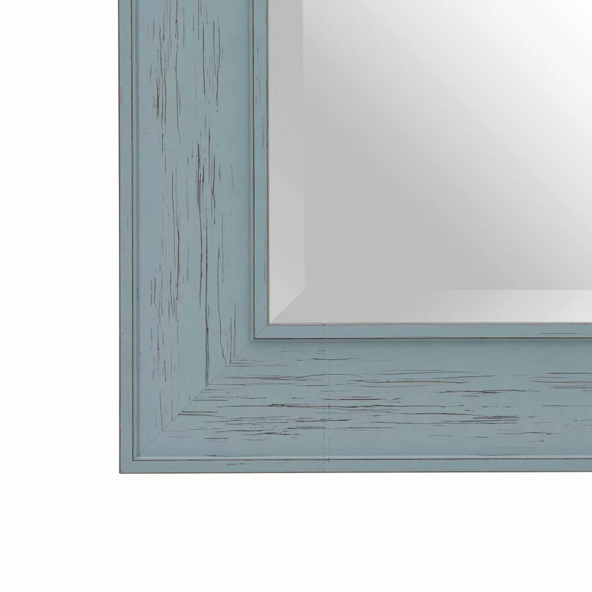 Wandspiegel 56 X 2 X 126 Cm Blau Holz günstig online kaufen