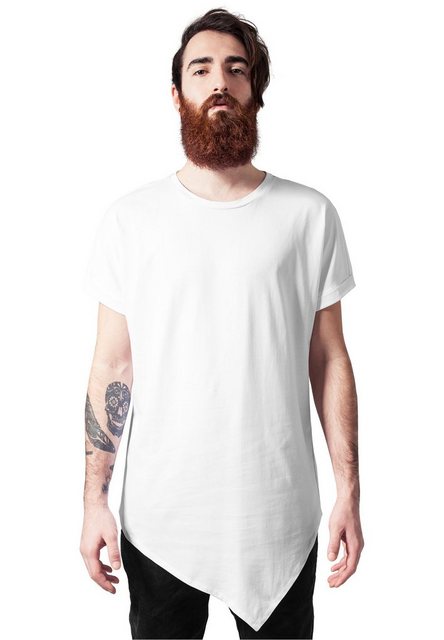 URBAN CLASSICS T-Shirt TB1227 - Asymetric Long Tee white XL günstig online kaufen