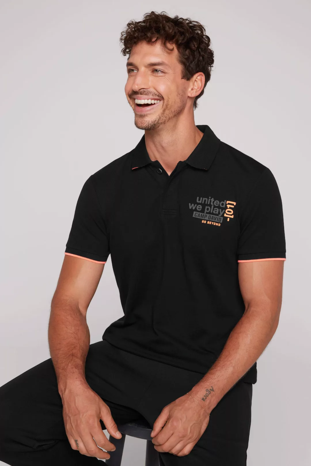 CAMP DAVID Poloshirt, mit Baumwolle günstig online kaufen