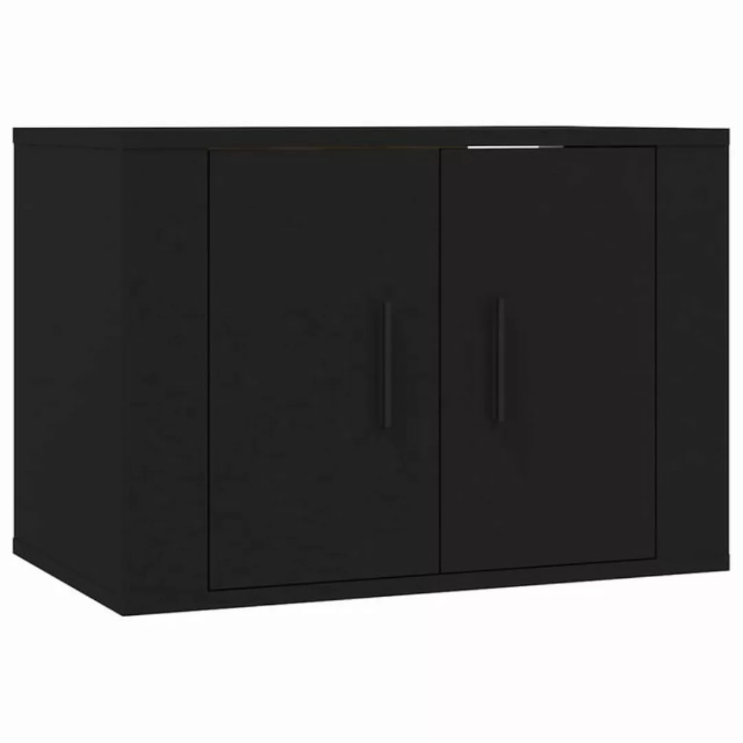 furnicato TV-Schrank TV-Wandschrank Schwarz 57x34,5x40 cm (1-St) günstig online kaufen