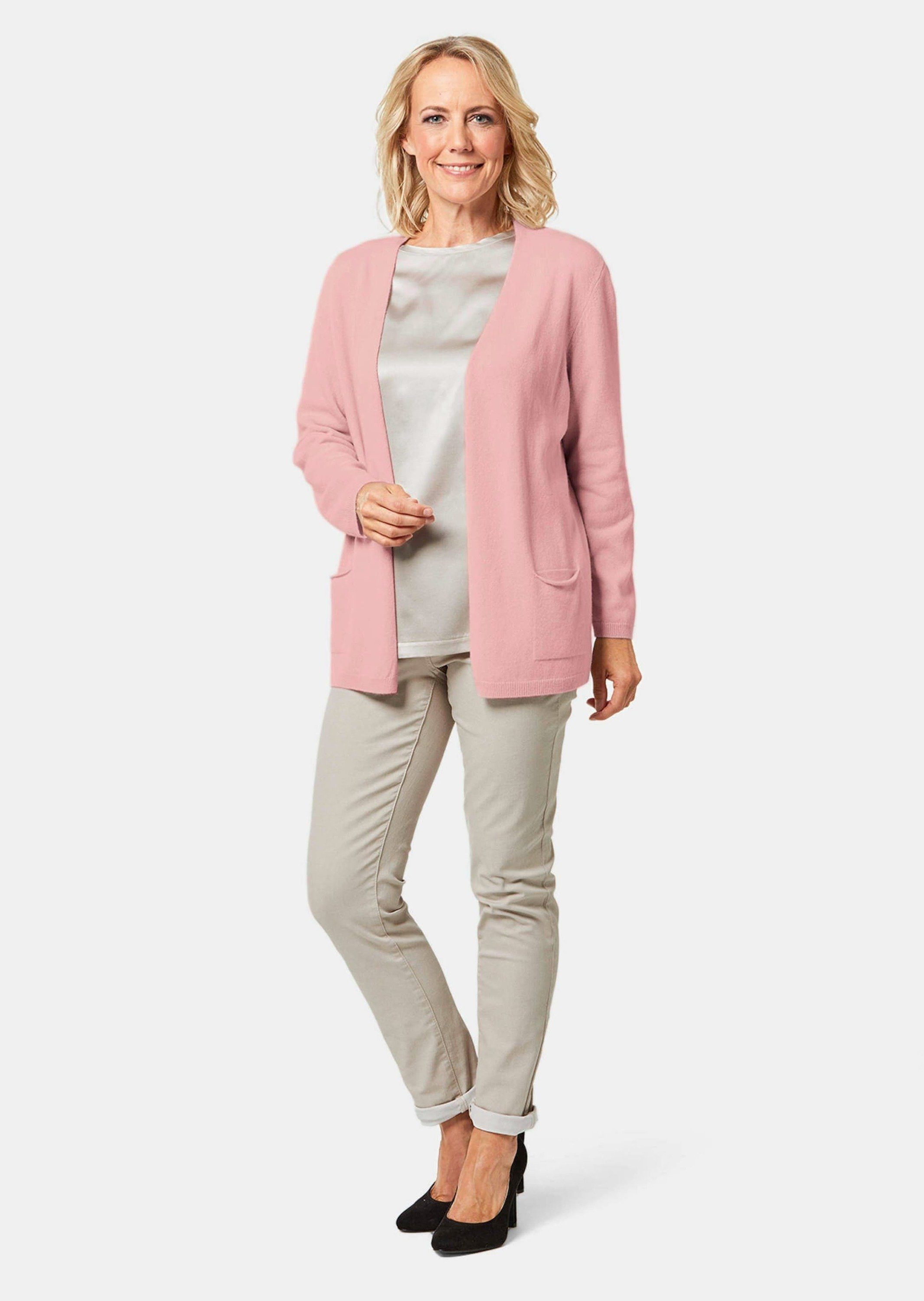 GOLDNER Kaschmirpullover Cardigan in langer offener günstig online kaufen