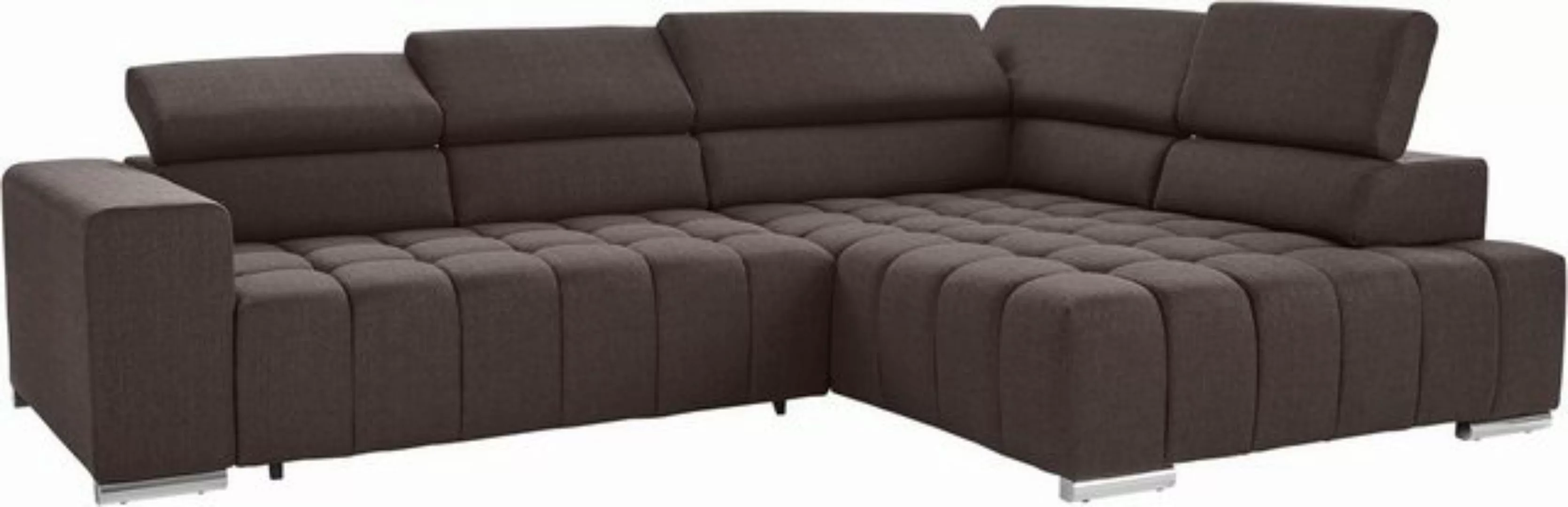 exxpo - sofa fashion Ecksofa Elias, aktuelle Kreuzsteppung im Sitz, bequem, günstig online kaufen