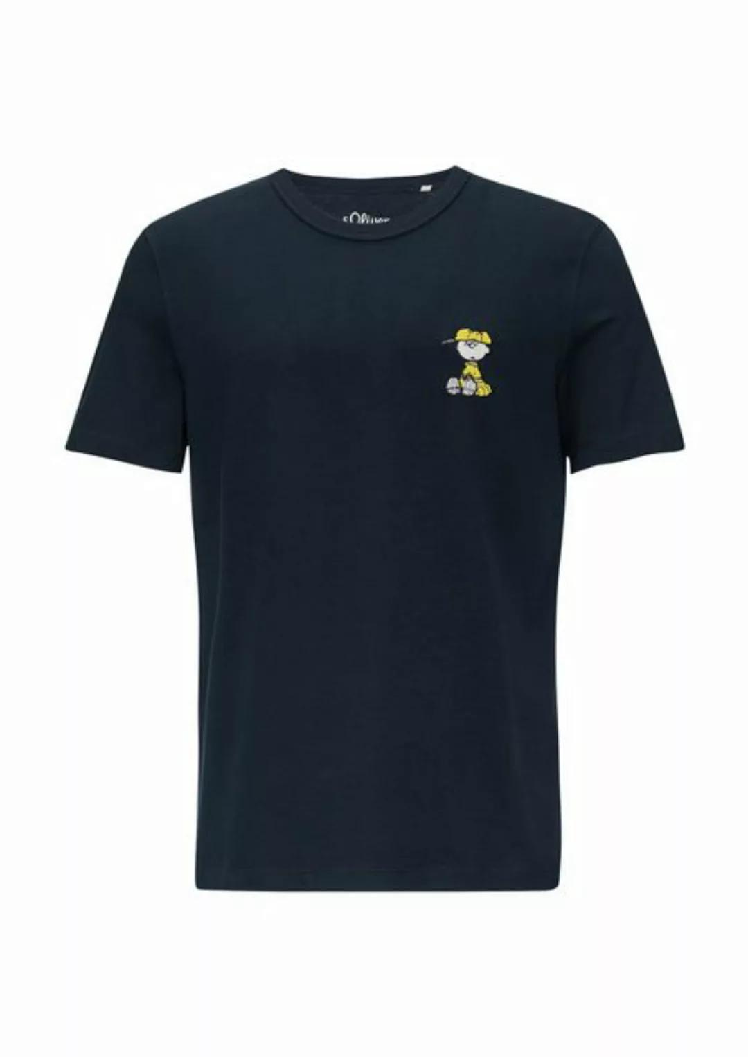 s.Oliver Kurzarmshirt T-Shirt aus schwerer Jersey-Ware mit Peanuts®-Motiv A günstig online kaufen