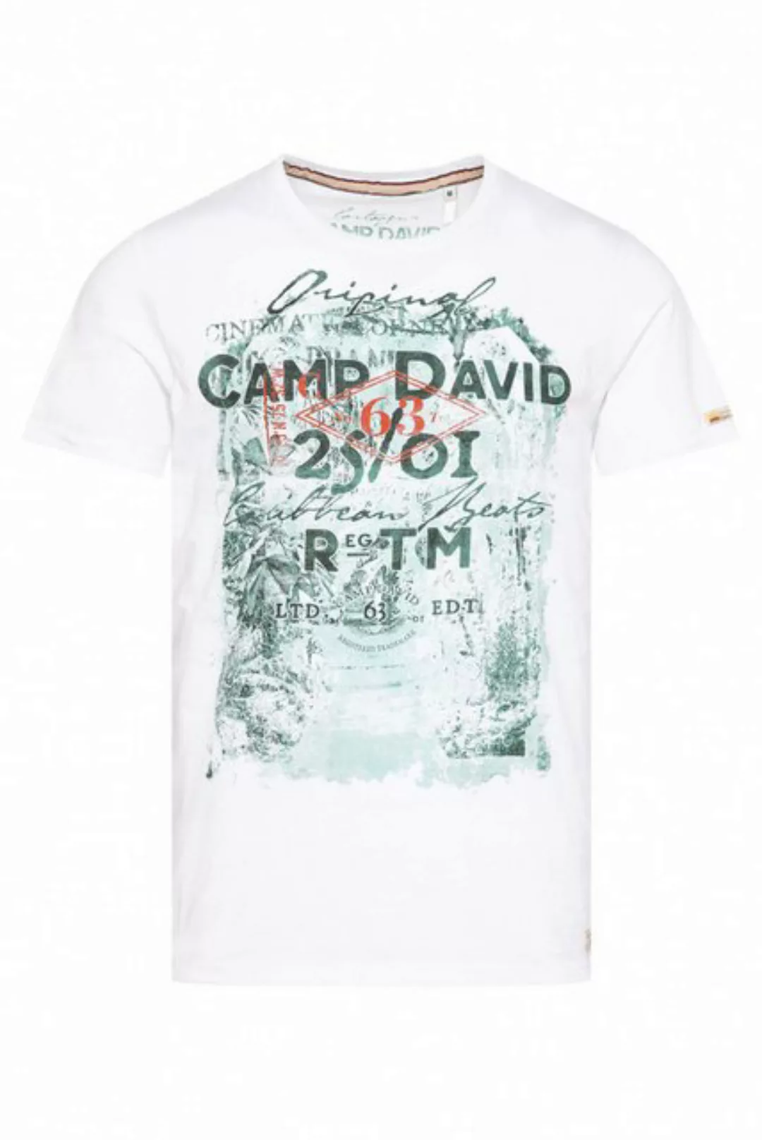 CAMP DAVID Rundhalsshirt aus Baumwolle günstig online kaufen