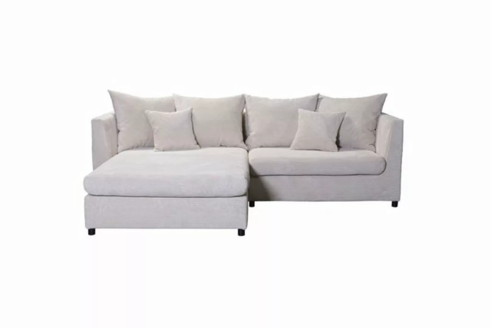 Küchen-Preisbombe Sofa Couch Ecksofa Eckcouch Wohnlandschaft Pam 1 Cord Bez günstig online kaufen