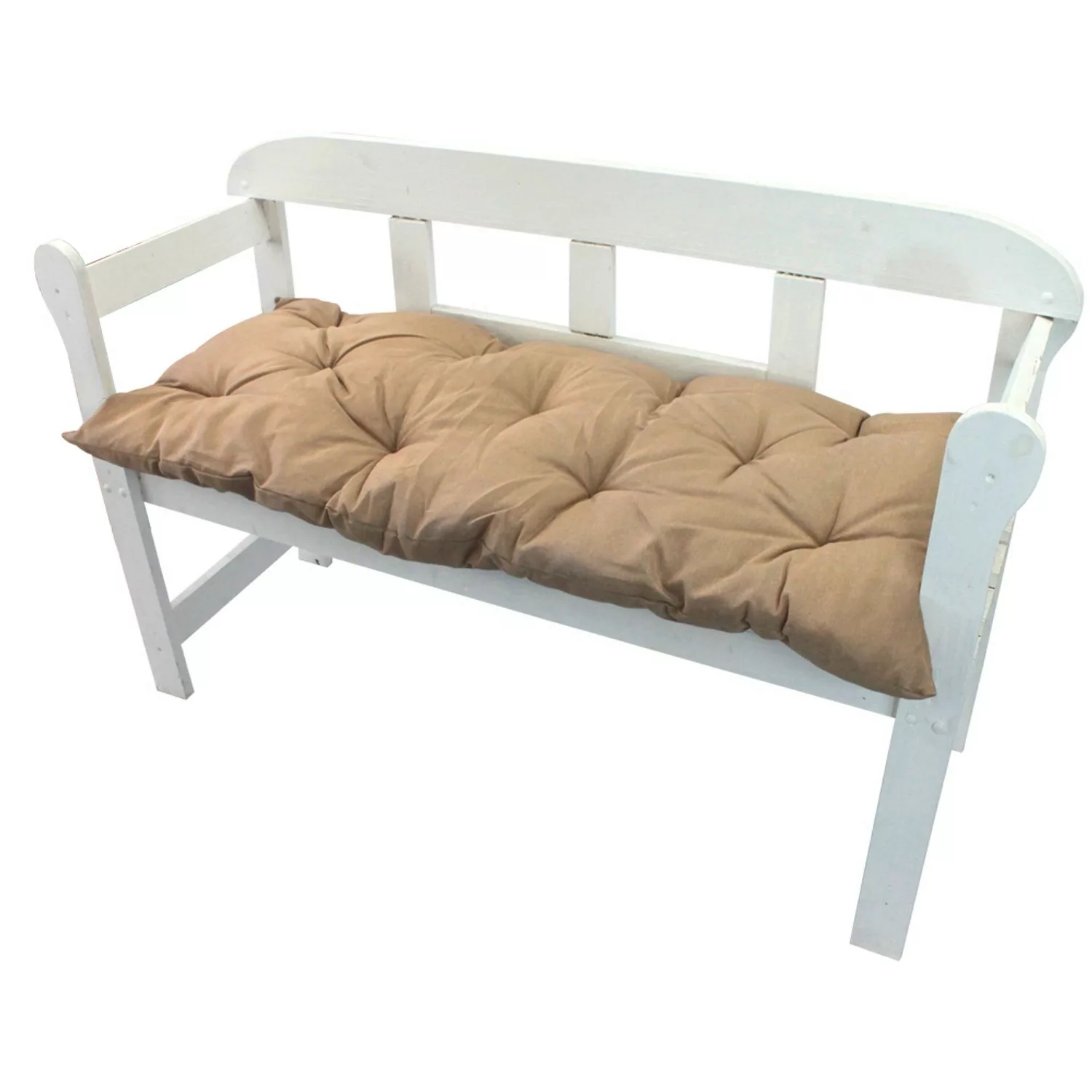 NYVI Bankauflage für Gartenbänke 140x45 cm Beige günstig online kaufen