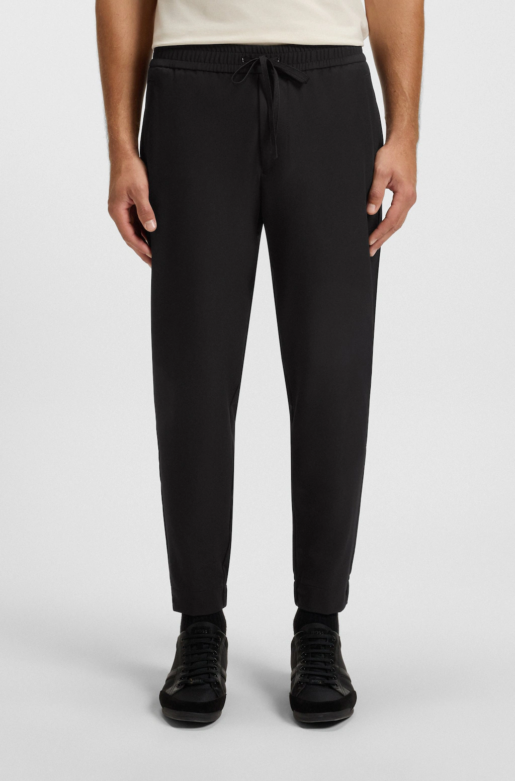 BOSS GREEN Stretch-Hose "T Flex", mit elastischem Bund und Kordelzug Stretc günstig online kaufen