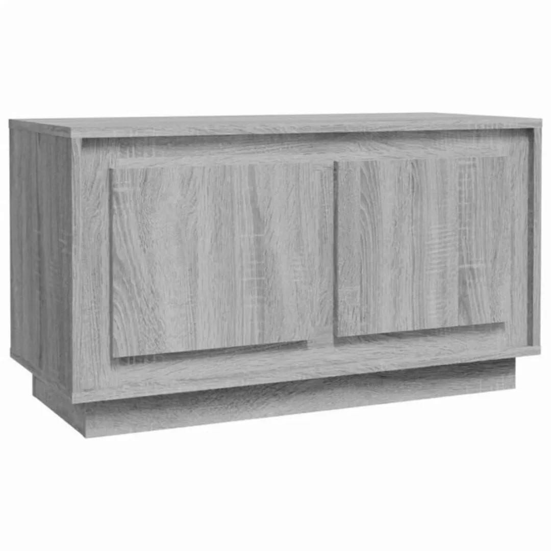 furnicato TV-Schrank Grau Sonoma 80x35x45 cm Holzwerkstoff (1-St) günstig online kaufen