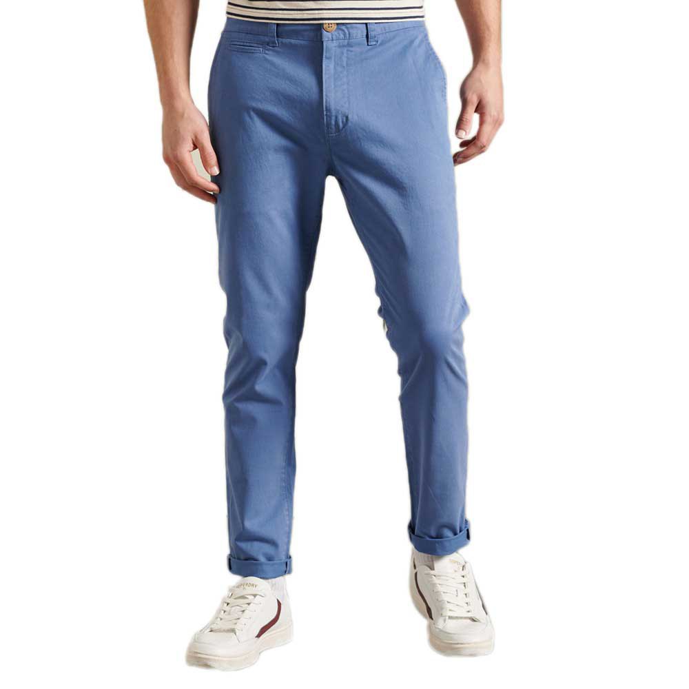 Superdry Core Slim Chino Hose 34 Neptune Blue günstig online kaufen