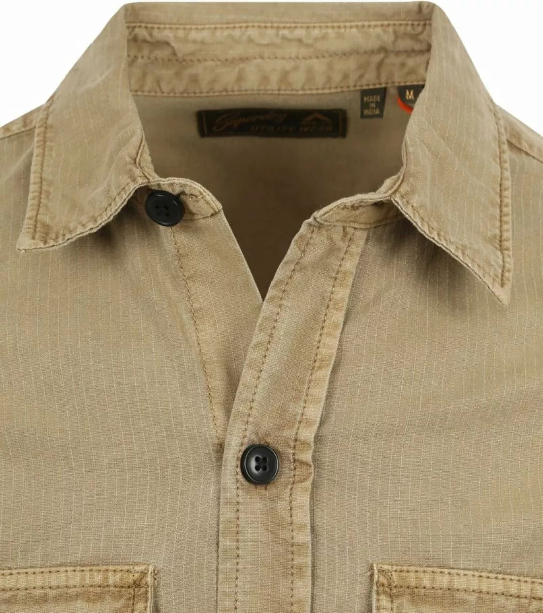 Superdry Overshirt Military Beige - Größe XL günstig online kaufen