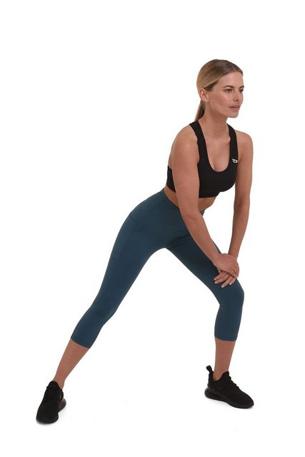 TCA Leggings TCA Damen Equilibrium Capri Leggings mit Seitentasche - Blau ( günstig online kaufen