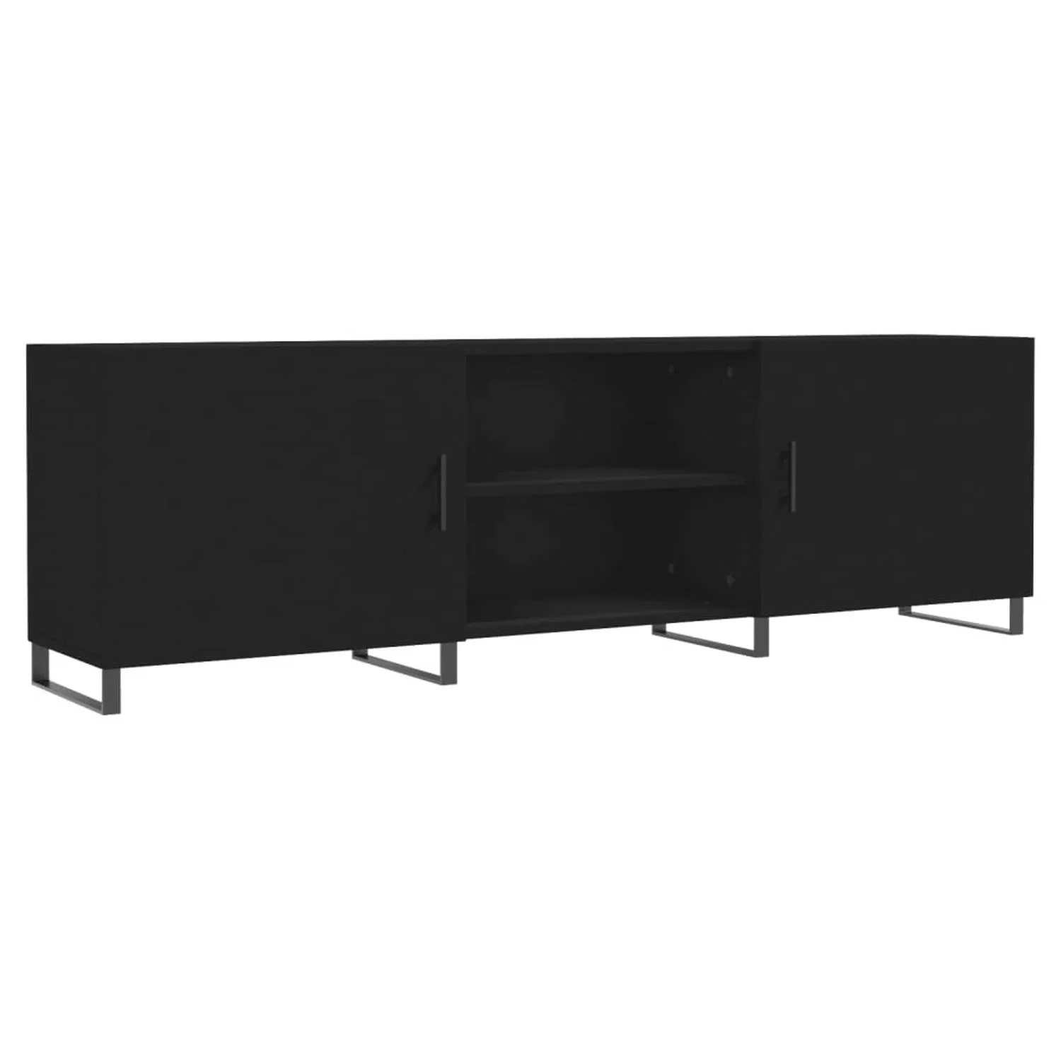 vidaXL TV-Schrank TV-Schrank Schwarz 150x30x50 cm Spanplatte günstig online kaufen