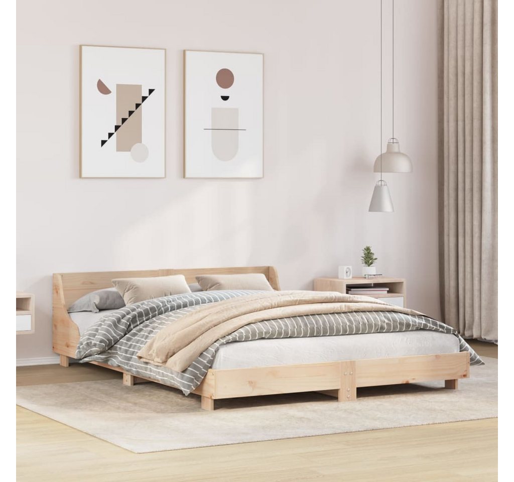 vidaXL Bett, Massivholzbett ohne Matratze 120x200 cm Kiefernholz günstig online kaufen