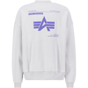 Alpha Industries  Sweatshirt Logo Backprint Sweatshirt - pastel grey günstig online kaufen