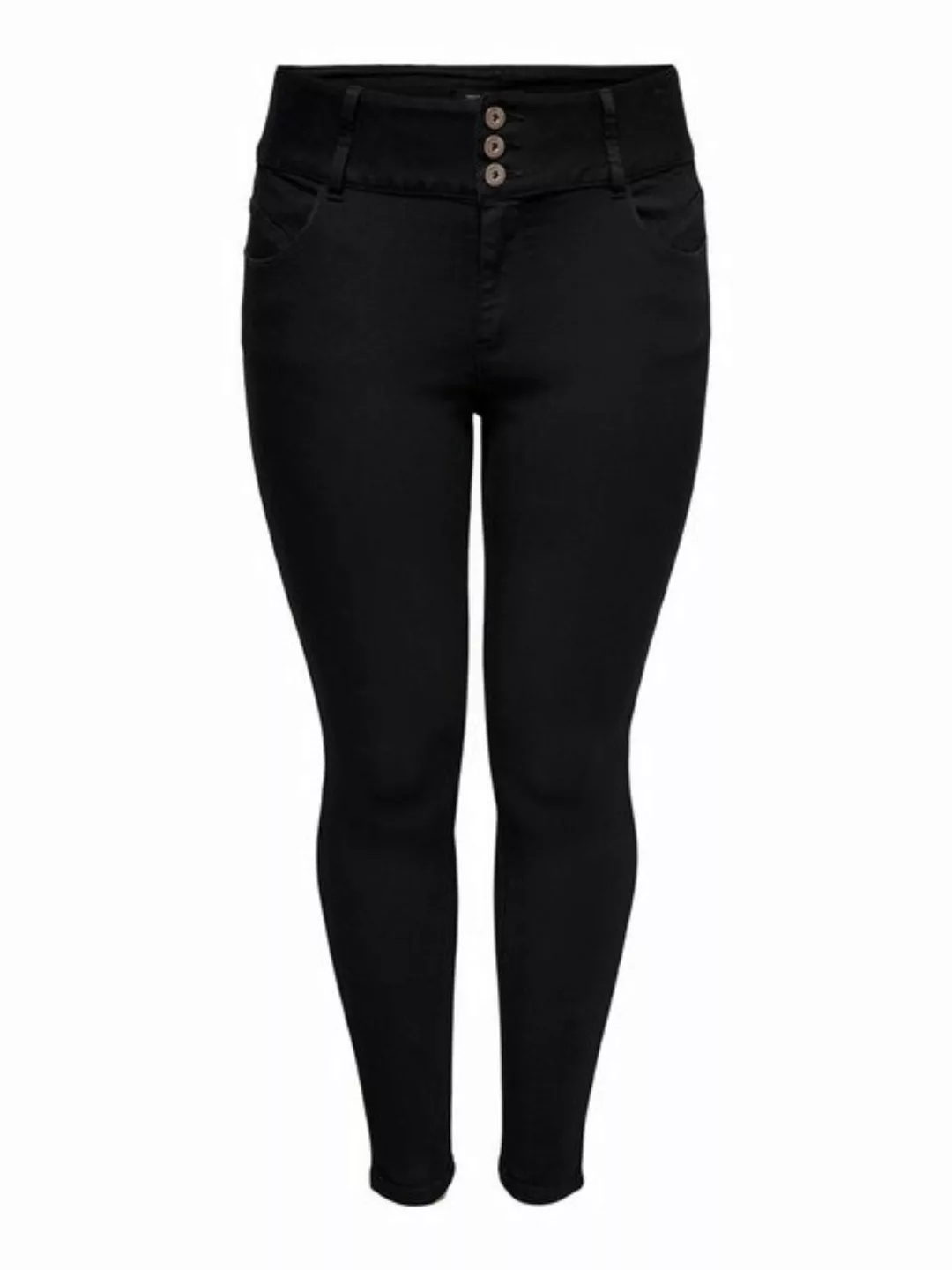 ONLY CARMAKOMA Skinny-fit-Jeans CARANNA LIFE HW SK ANK JEANS BLACK NOOS günstig online kaufen