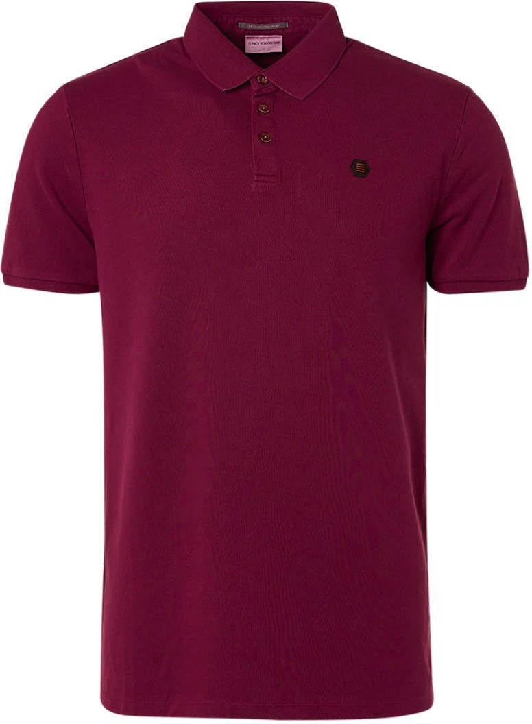 No Excess Polo Shirt Cassis - Größe XL günstig online kaufen