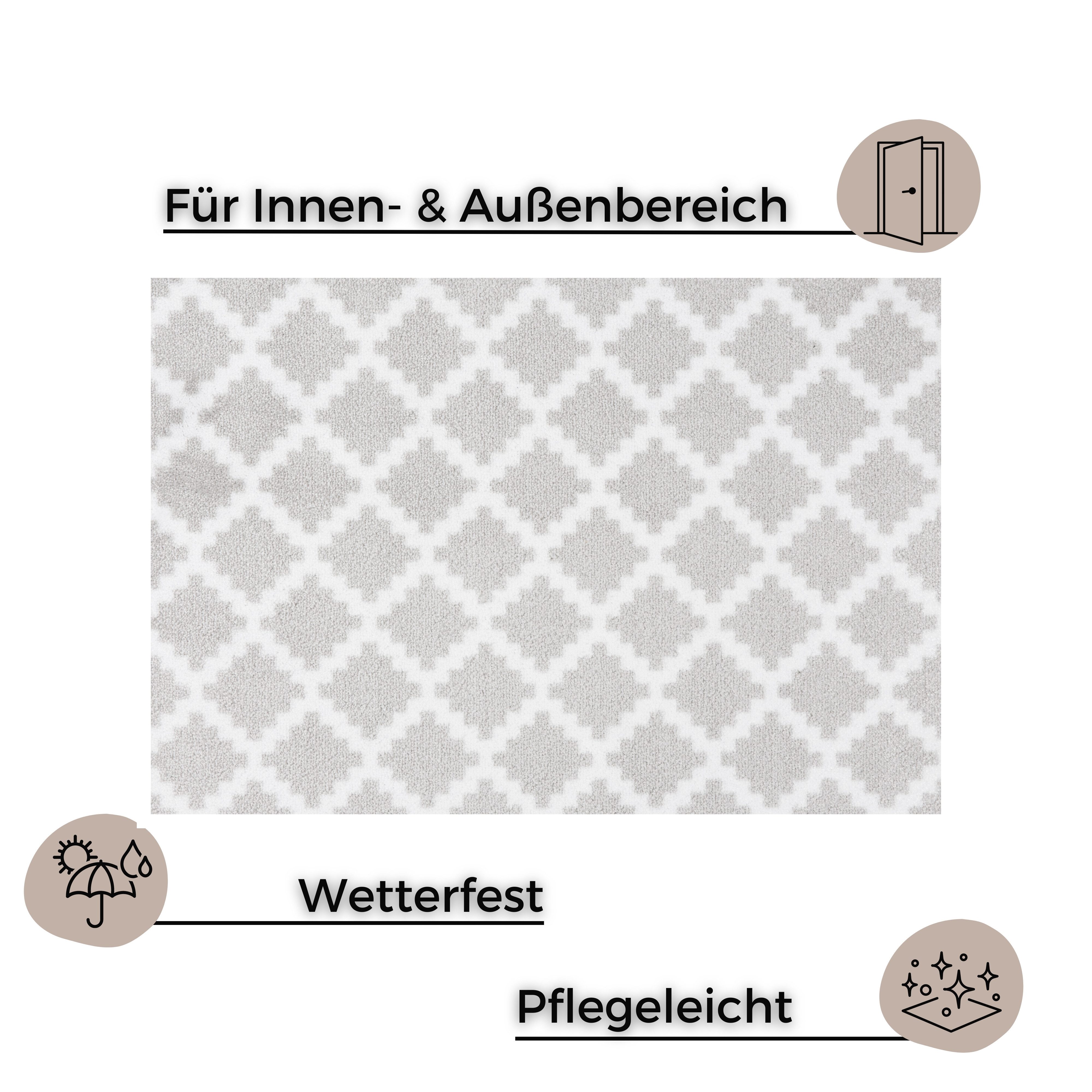 HANSE Home Fußmatte »Elegance, Türmatte«, rechteckig, 7 mm Höhe, Schmutzfan günstig online kaufen