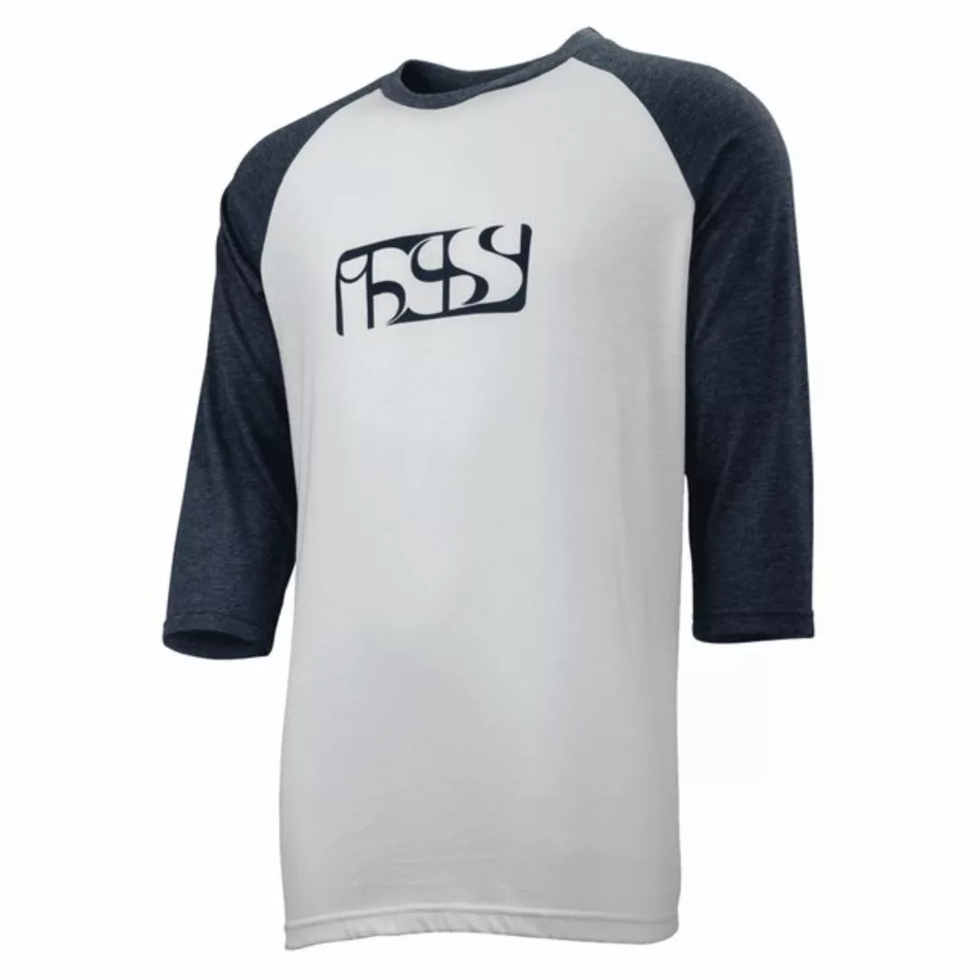 IXS Langarmshirt Longsleeves iXS Brand Tee 3/4 6.1 T-Shirt - White/Blue M- günstig online kaufen