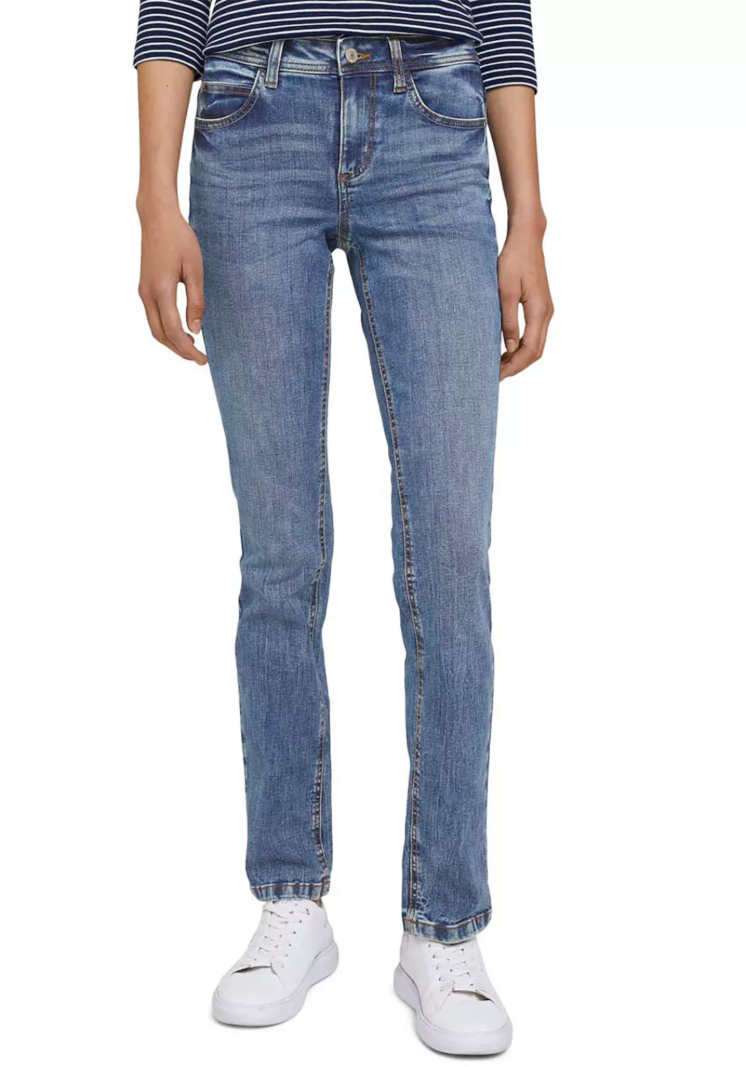 TOM TAILOR Straight-Jeans Alexa Straight in 5-Pocket-Form günstig online kaufen